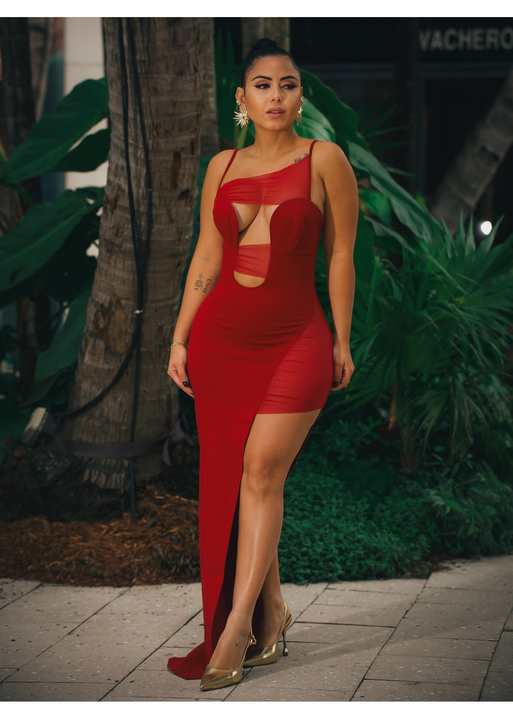 Midnight Merlot Dress