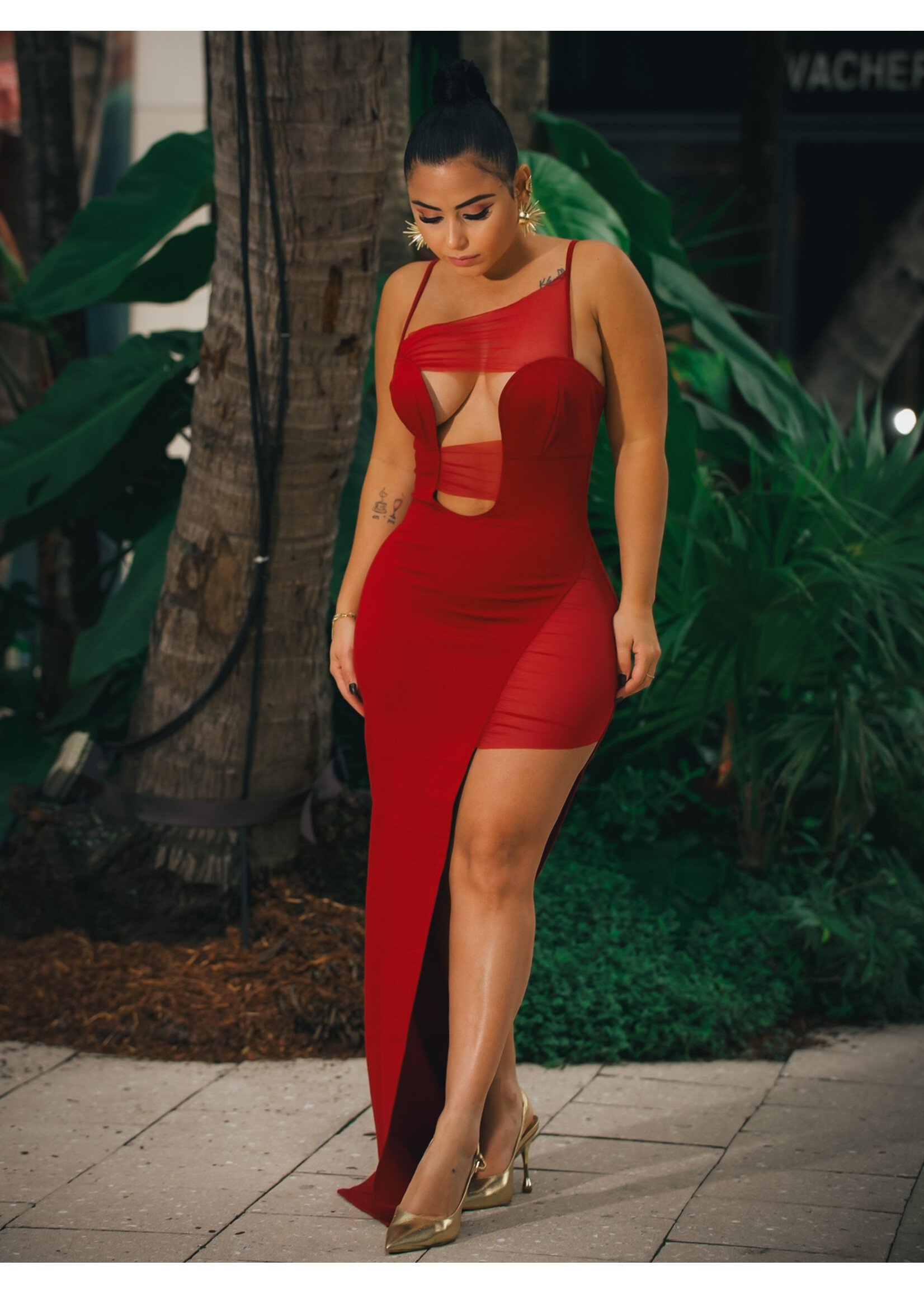 Midnight Merlot Dress