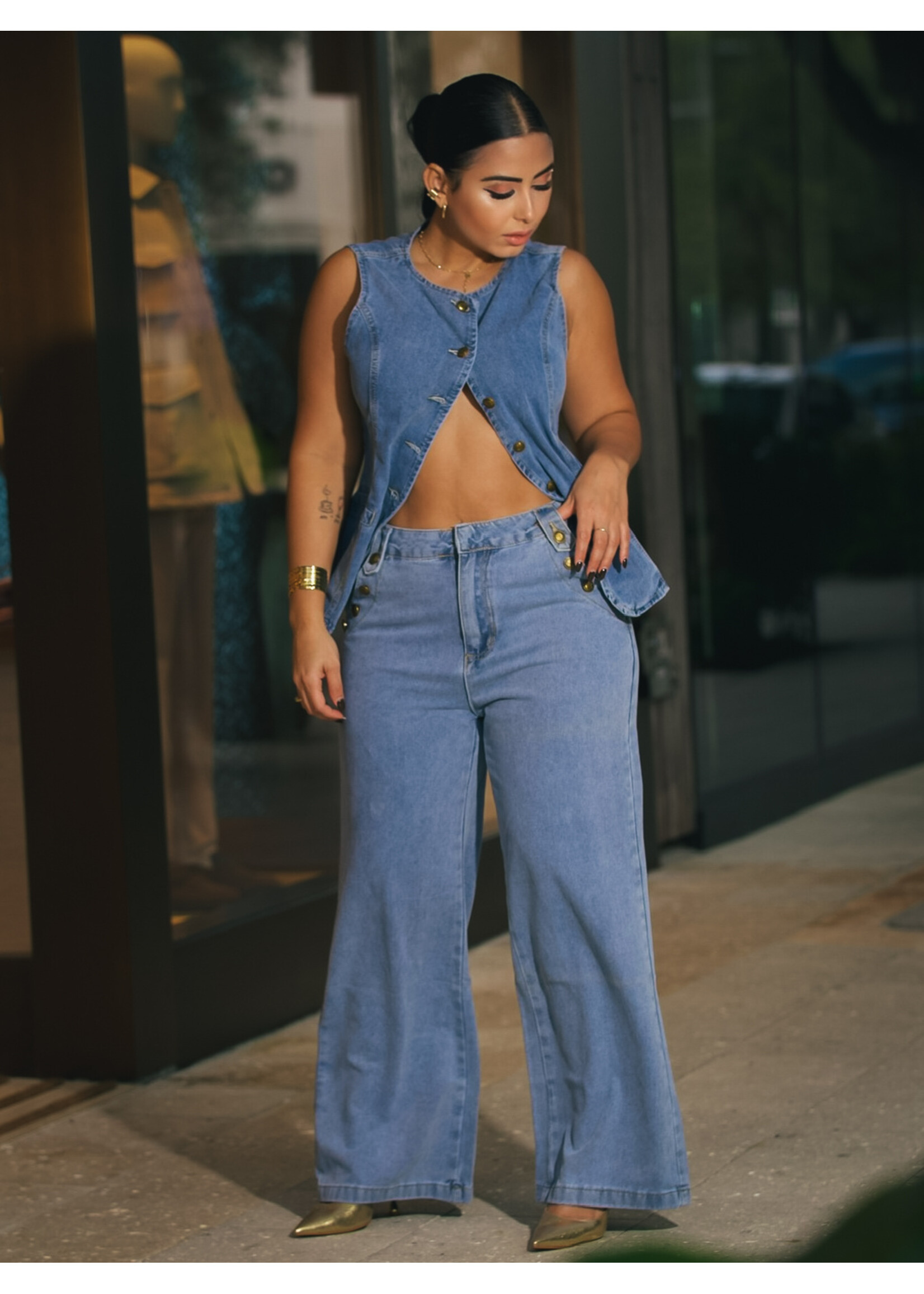 Mccolin The Wide Edit Jeans