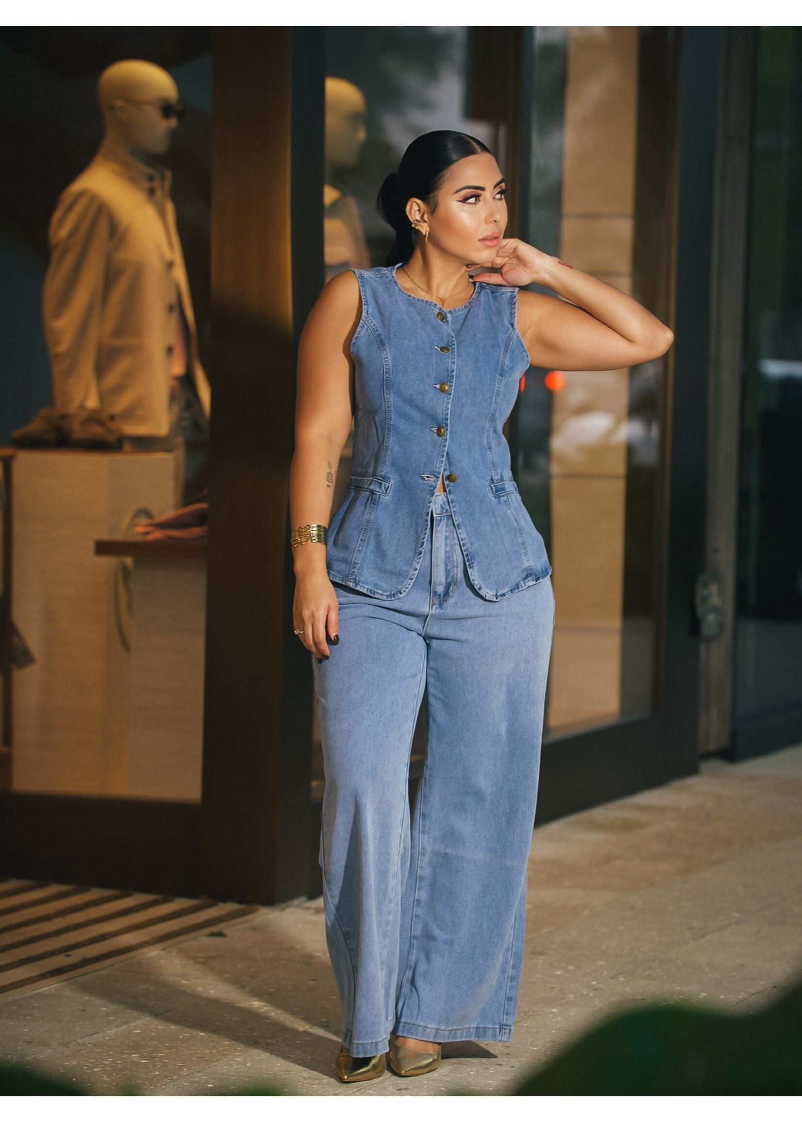 Mccolin Denim Core Vest