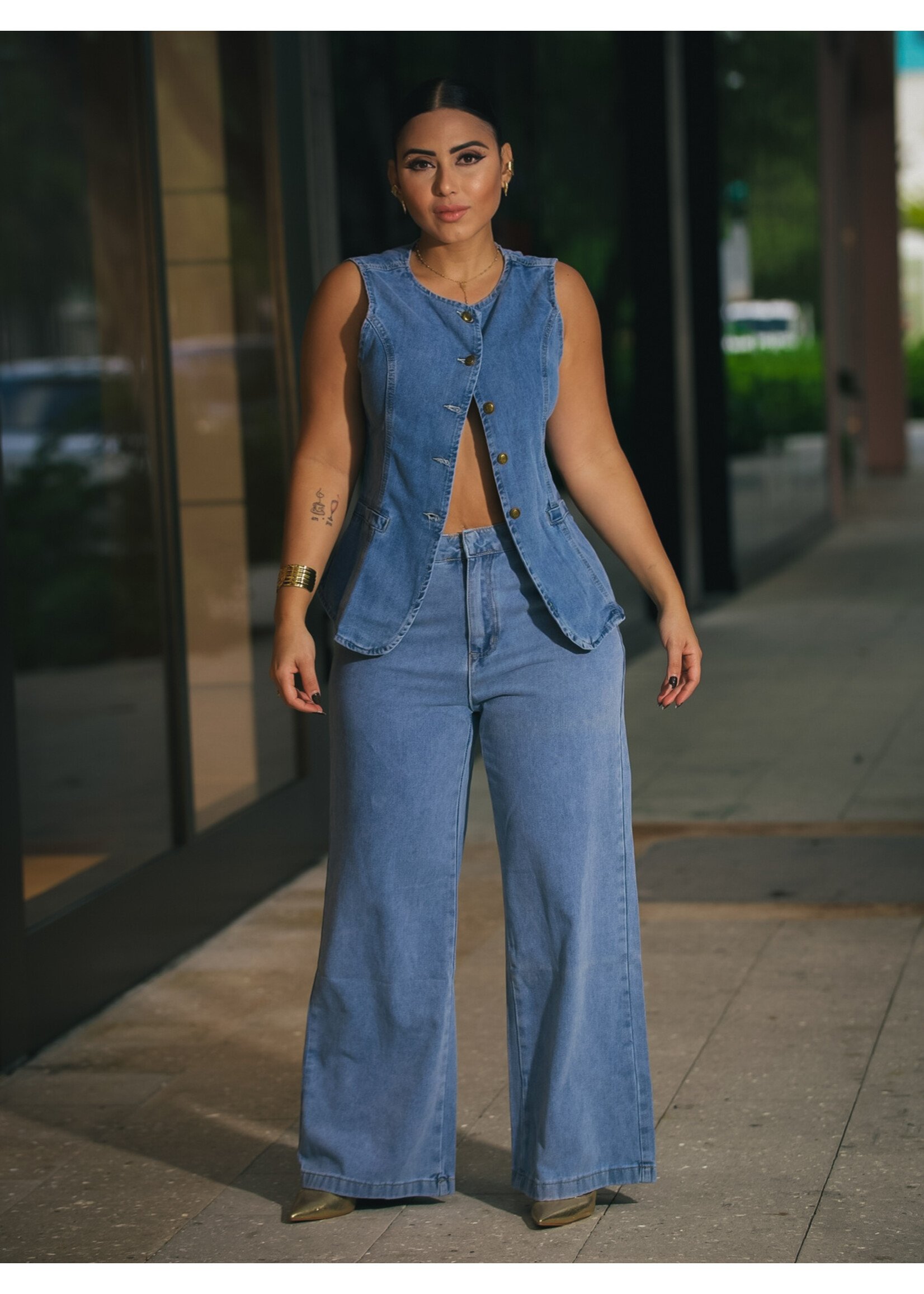 Mccolin Denim Core Vest