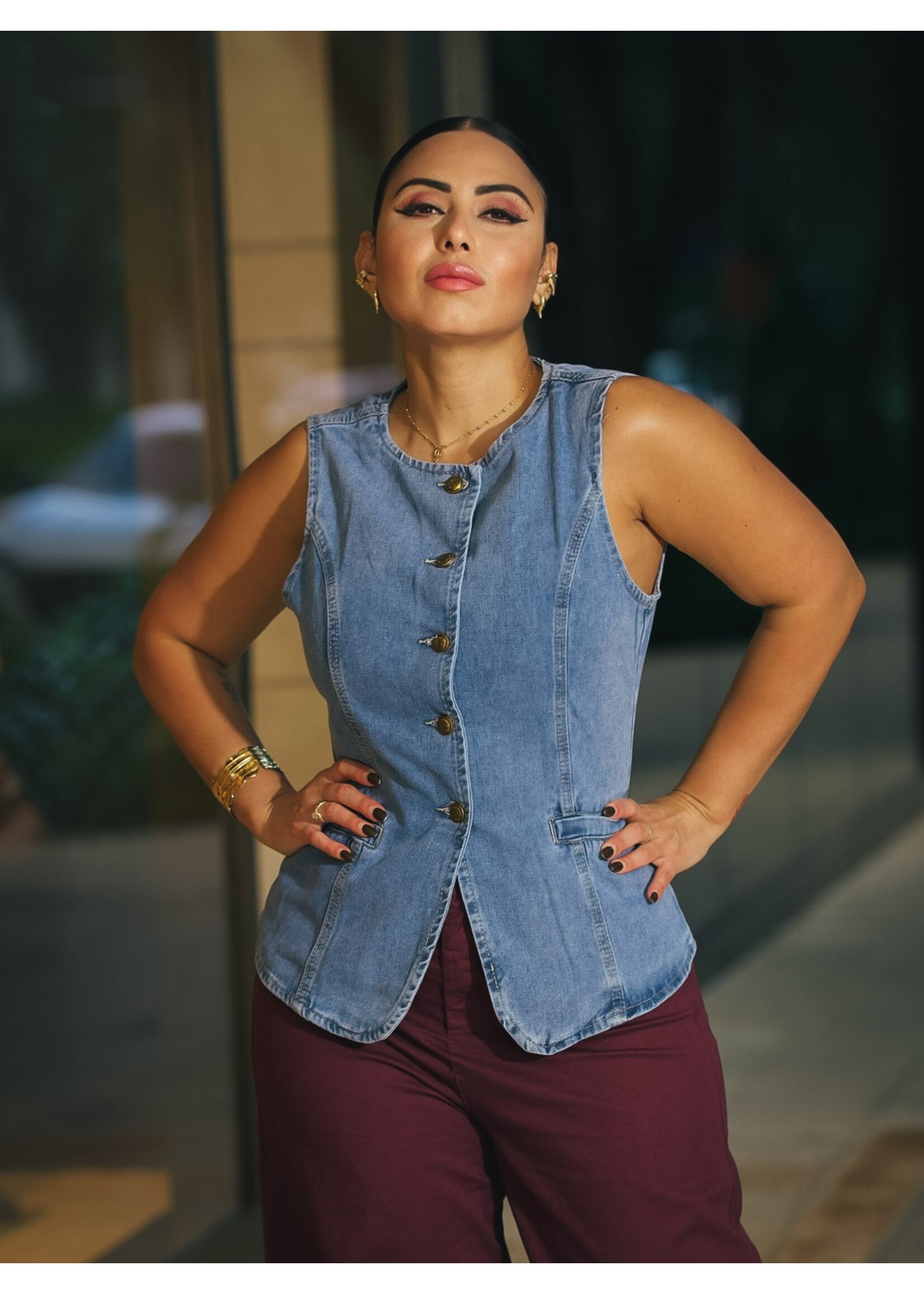 Mccolin Denim Core Vest