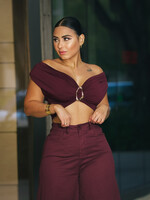 Shoulder Muse Crop Top