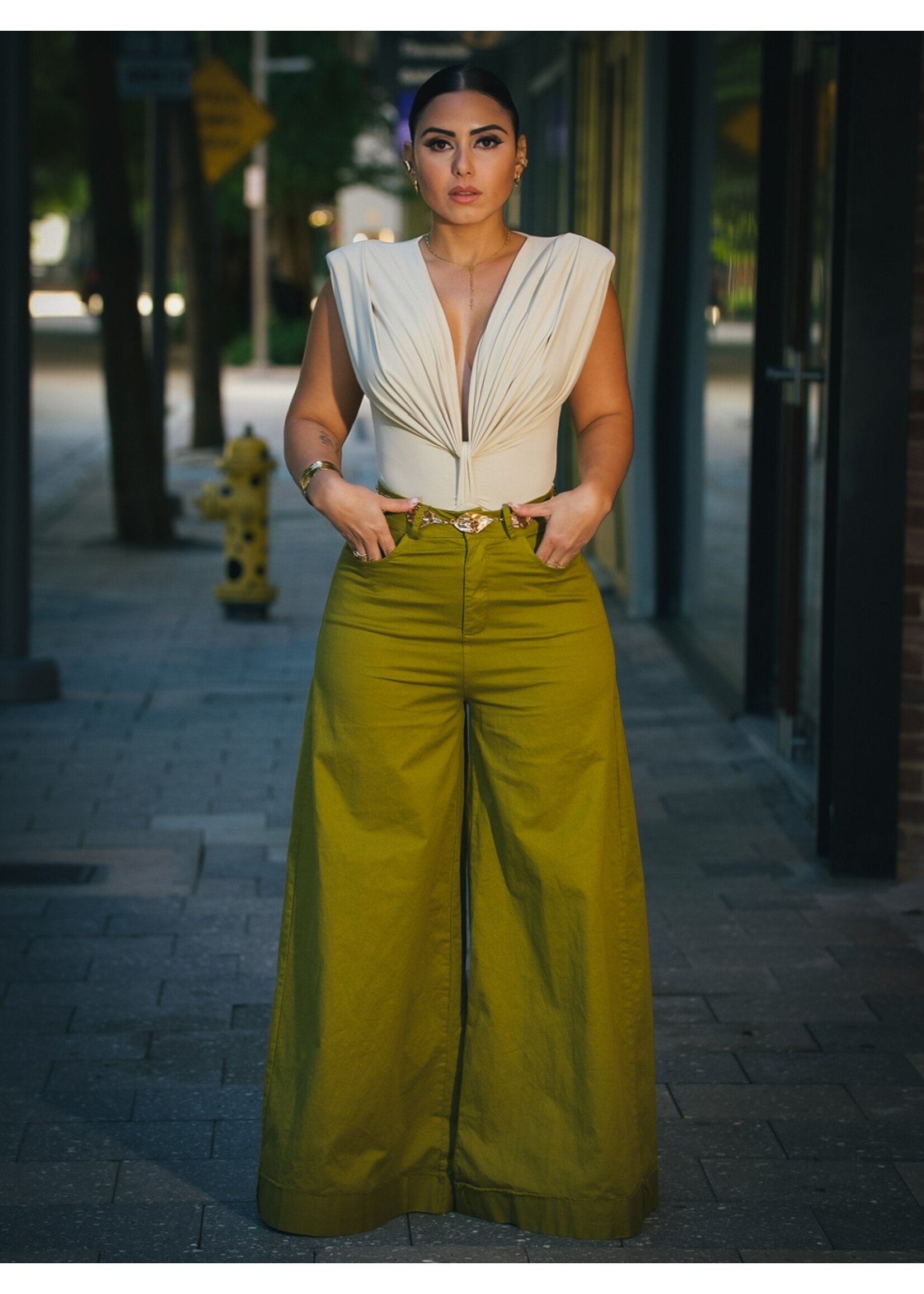 Olive Muse Trousers