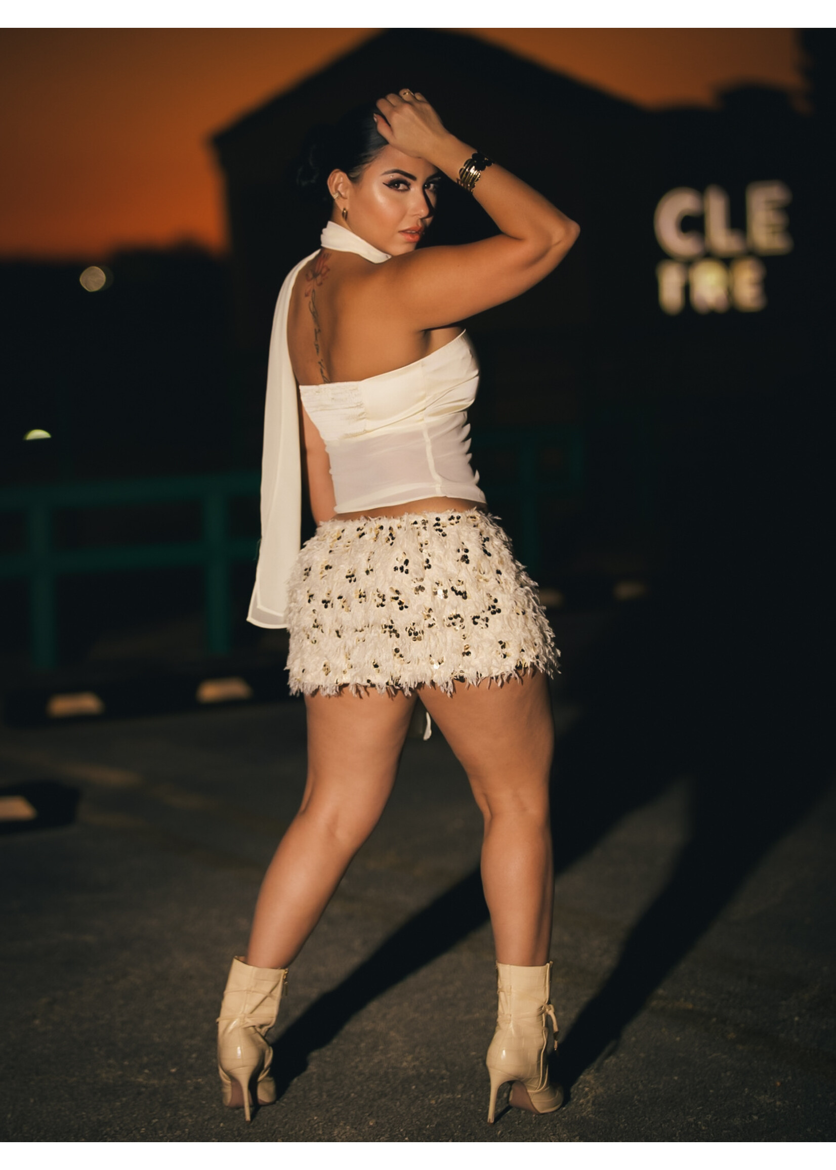 Feather Sparkle Skirt