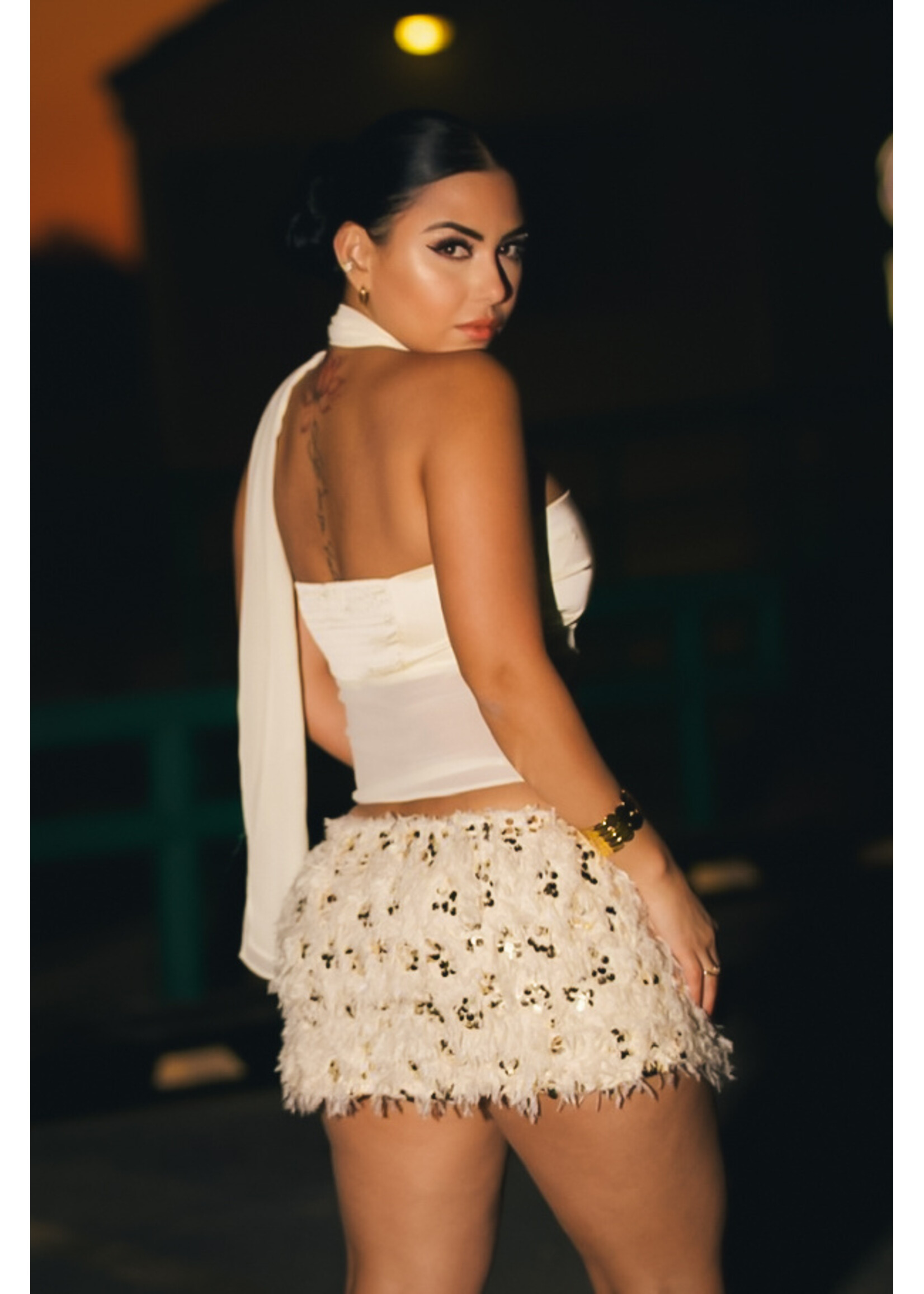 Feather Sparkle Skirt