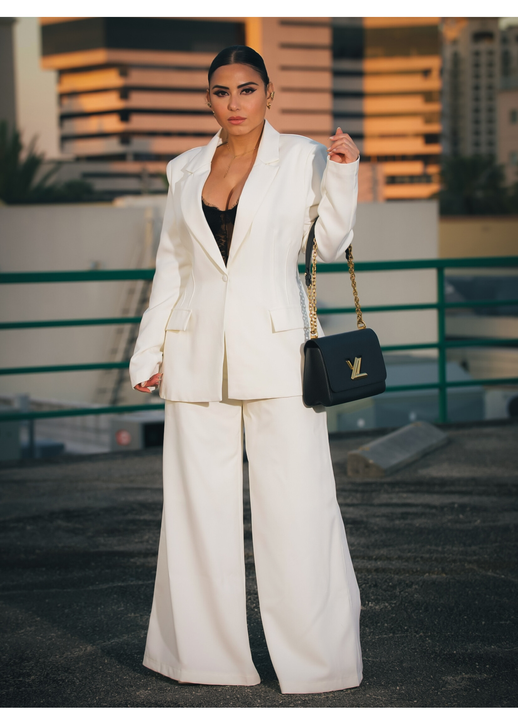 Chic Blazer Pants Set