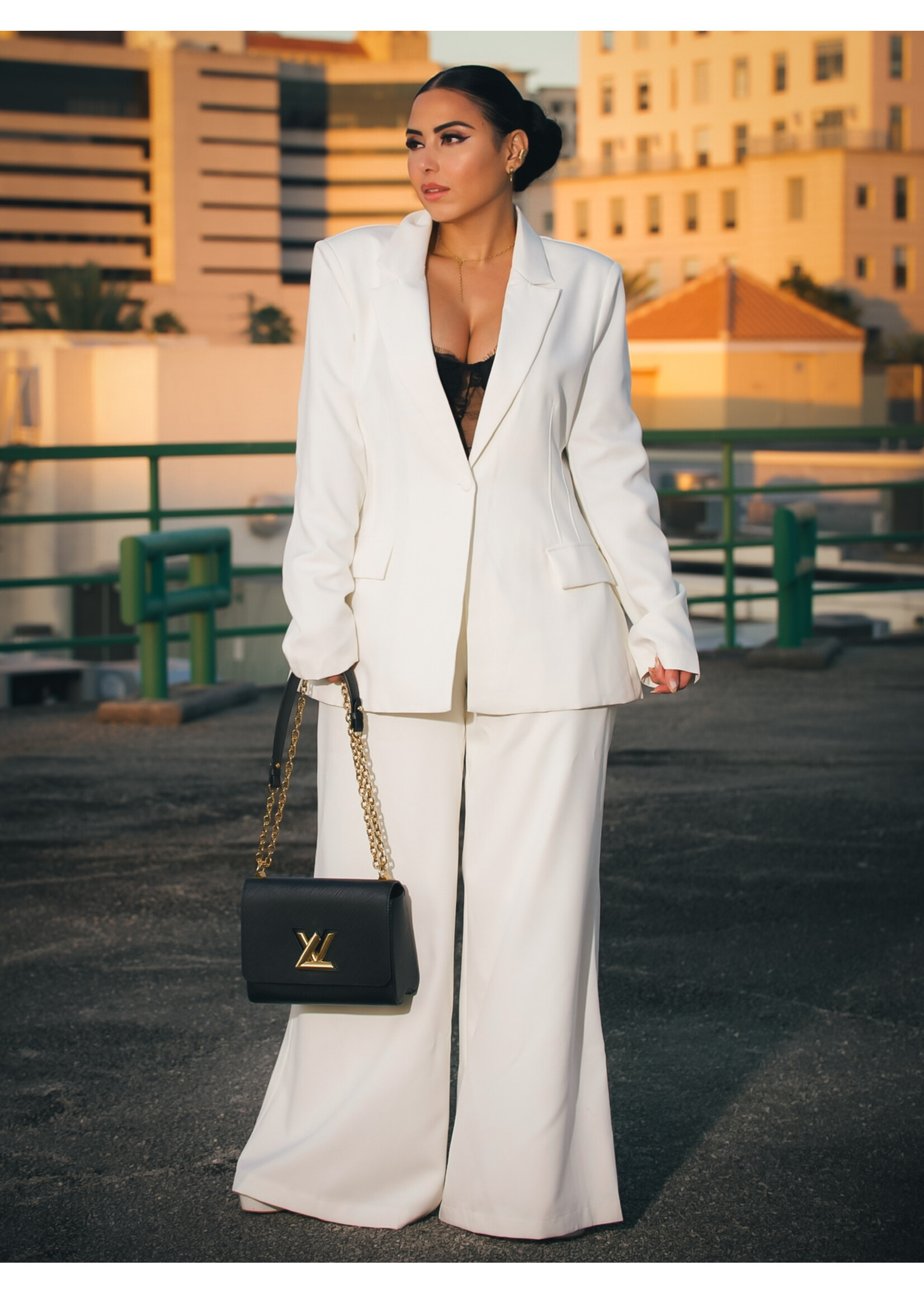 Chic Blazer Pants Set