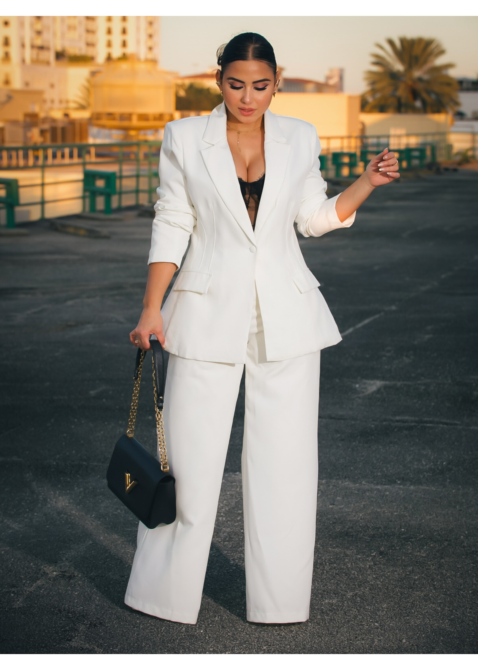 Chic Blazer Pants Set
