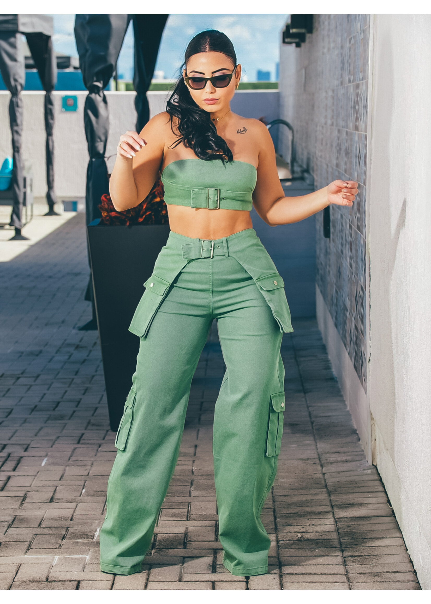 Urban Olive Cargo Set