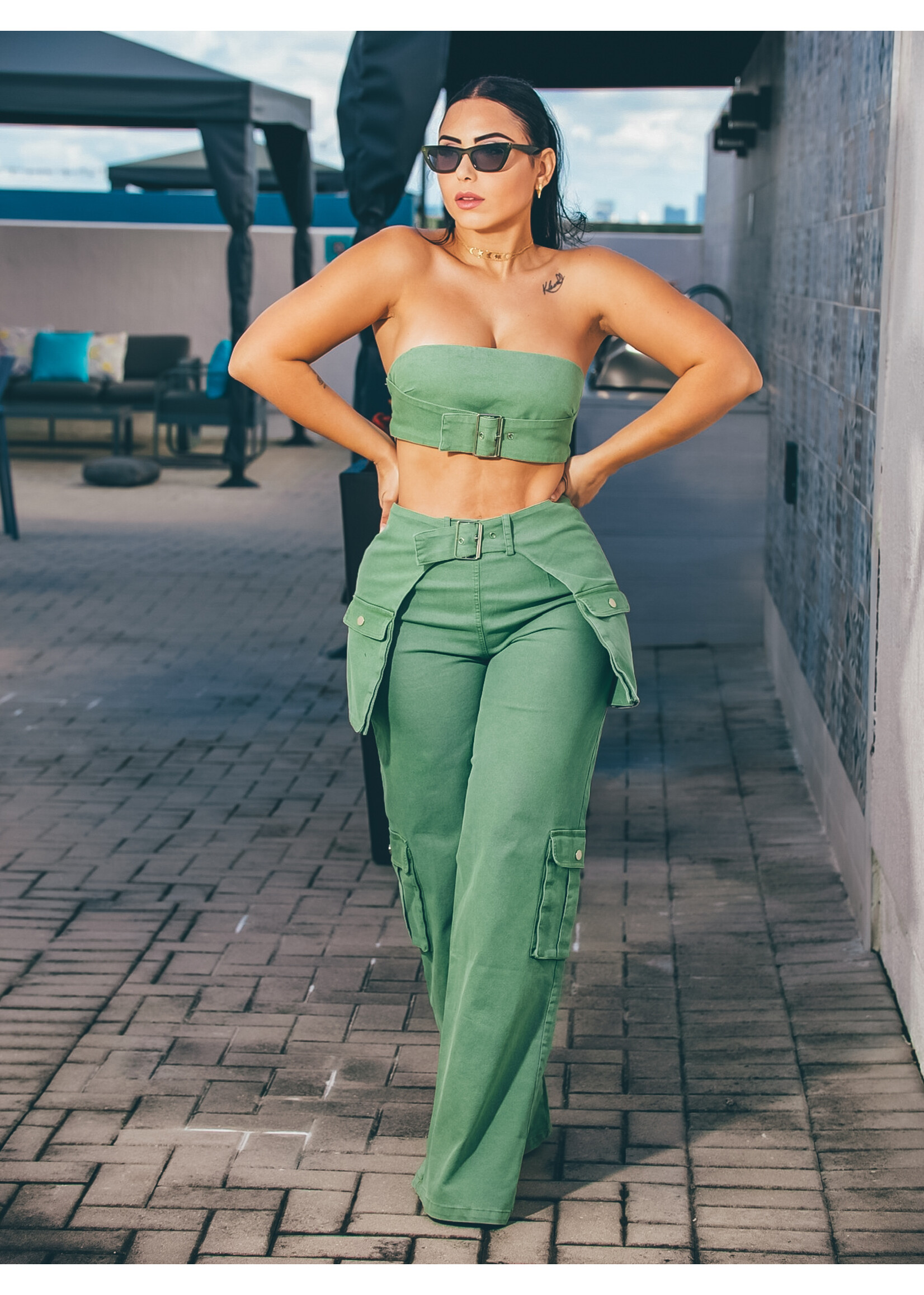 Urban Olive Cargo Set