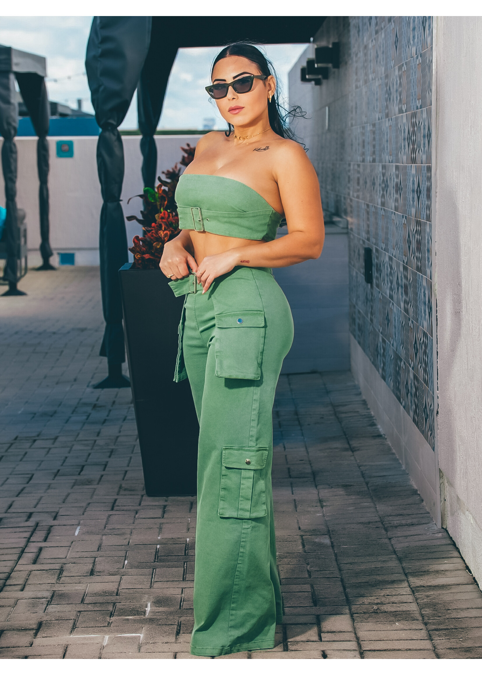 Urban Olive Cargo Set