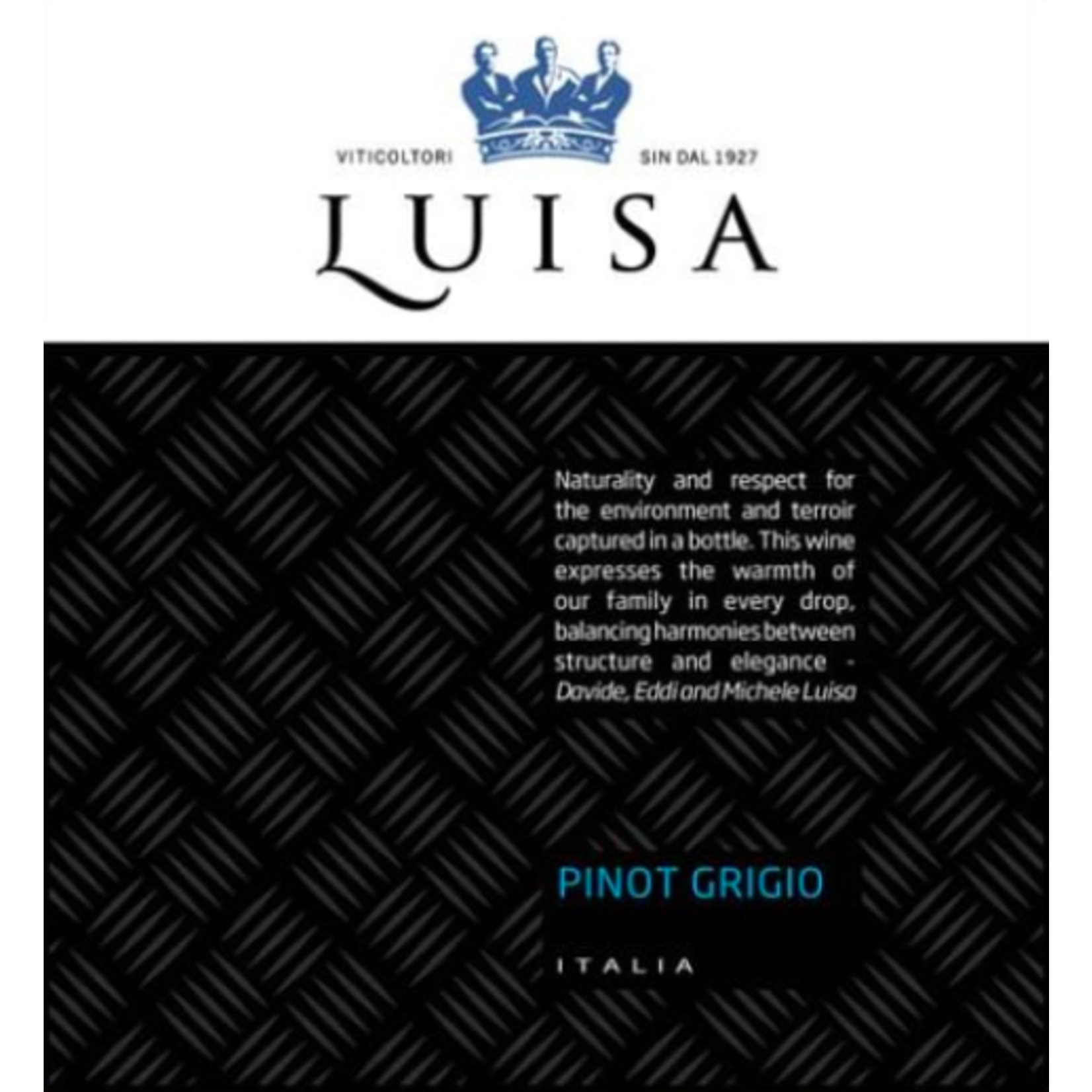 Luisa Luisa Pinot Grigio 2018  Friuli-Venezia Giulia, Italy  91pts-JS
