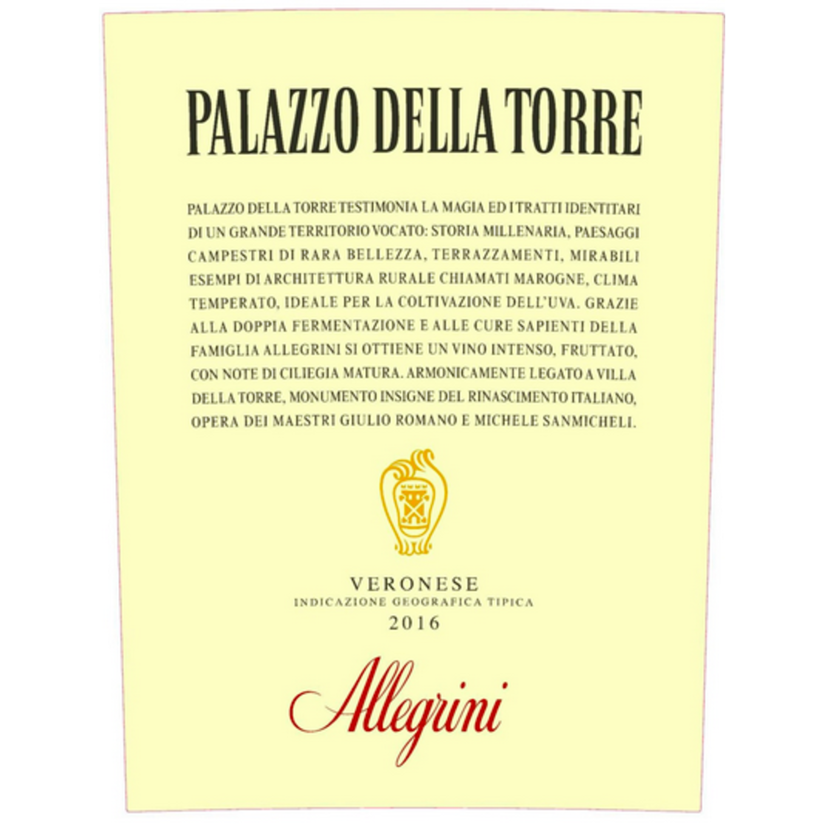 Allegrini Allegrini Palazzo Della Torre 2018  Veneto, Italy  93pts-JS