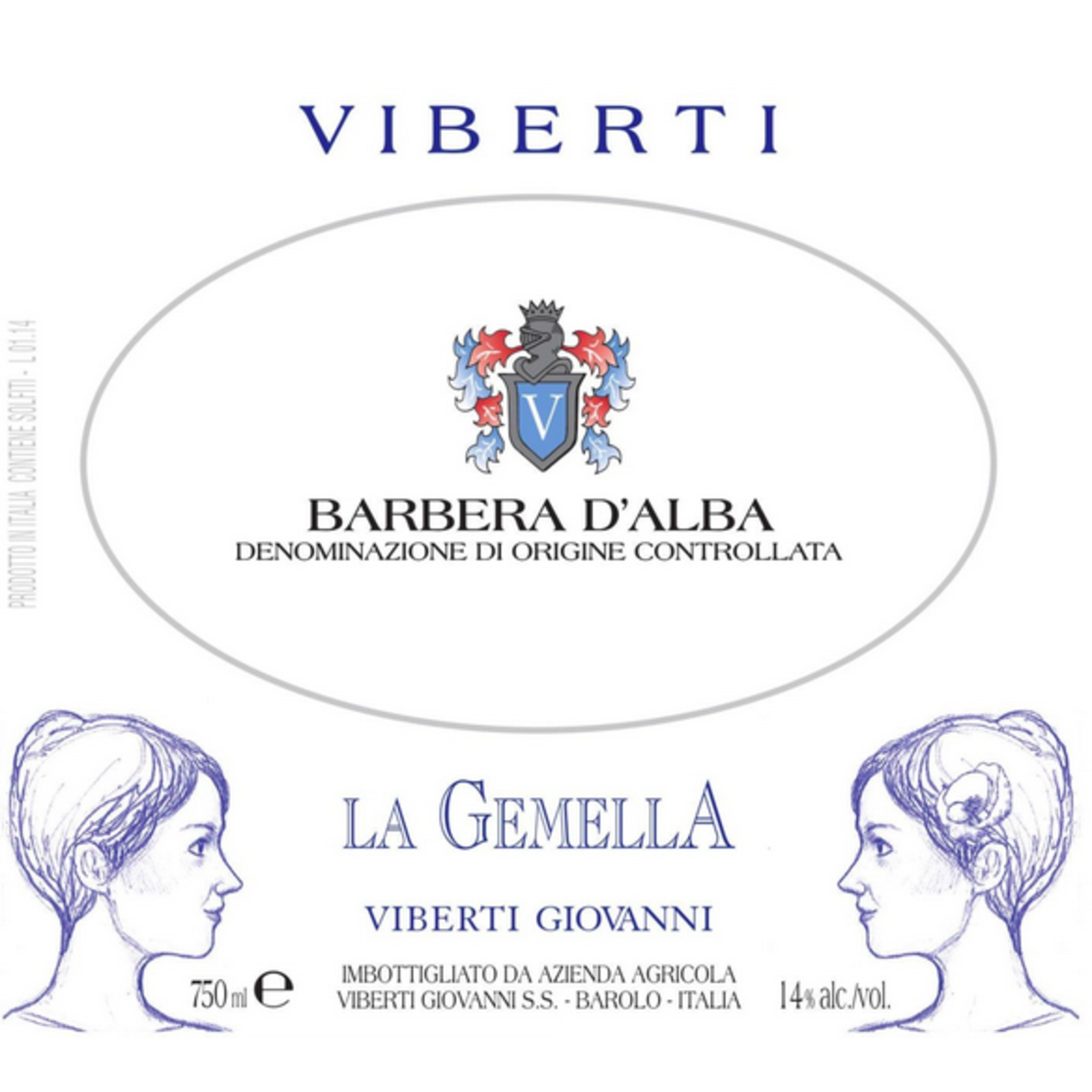 Viberti Viberti La Demella Barbera D'Alba 2021 Piedmont Italy