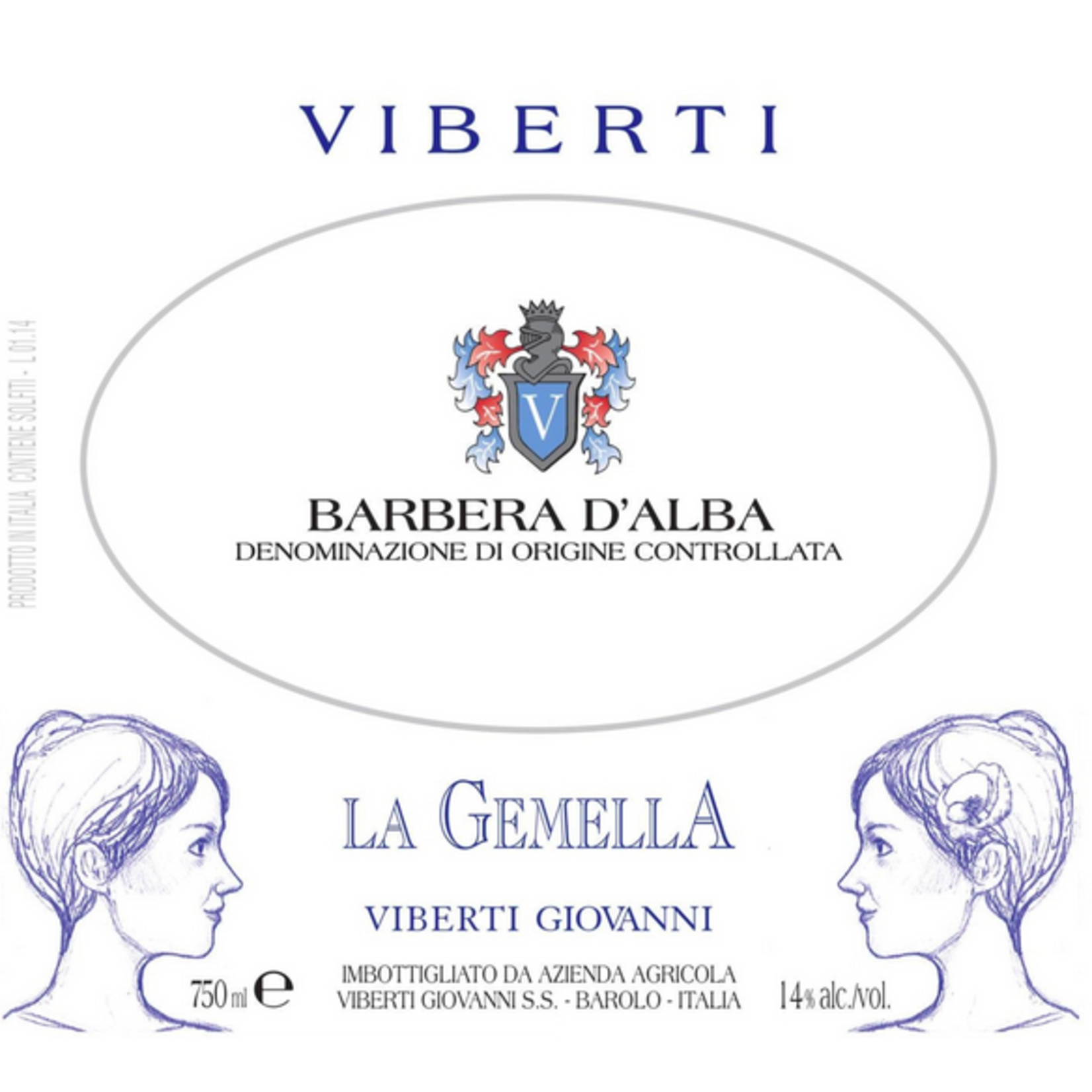 Viberti Viberti La Gemella Barbera D'Alba 2022Piedmont Italy