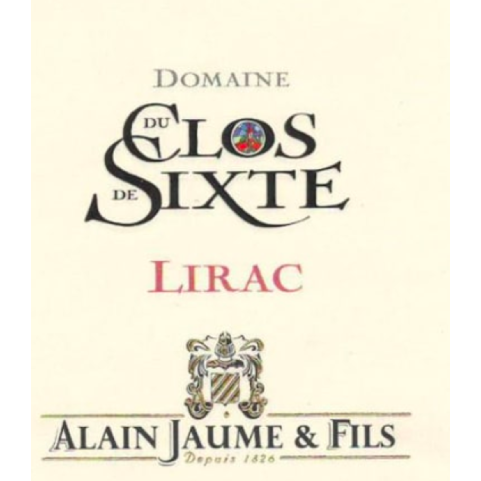 Alain Jaume Alain Jaume Domaine du Clos de Sixte Lirac 2021 Rhone, France