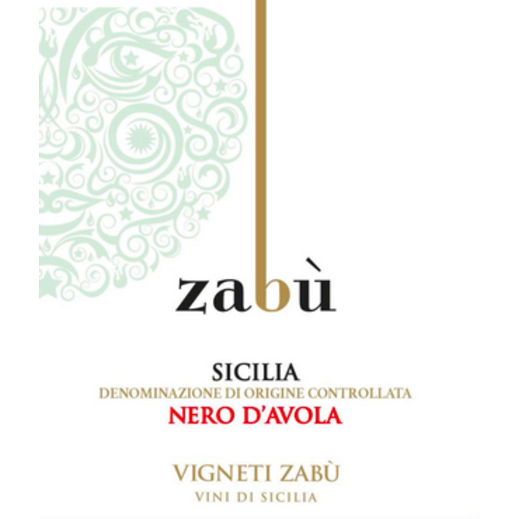 Vigneti Zabu Vigneti Zabu Nero D'Avola 2020  Sicily, Italy