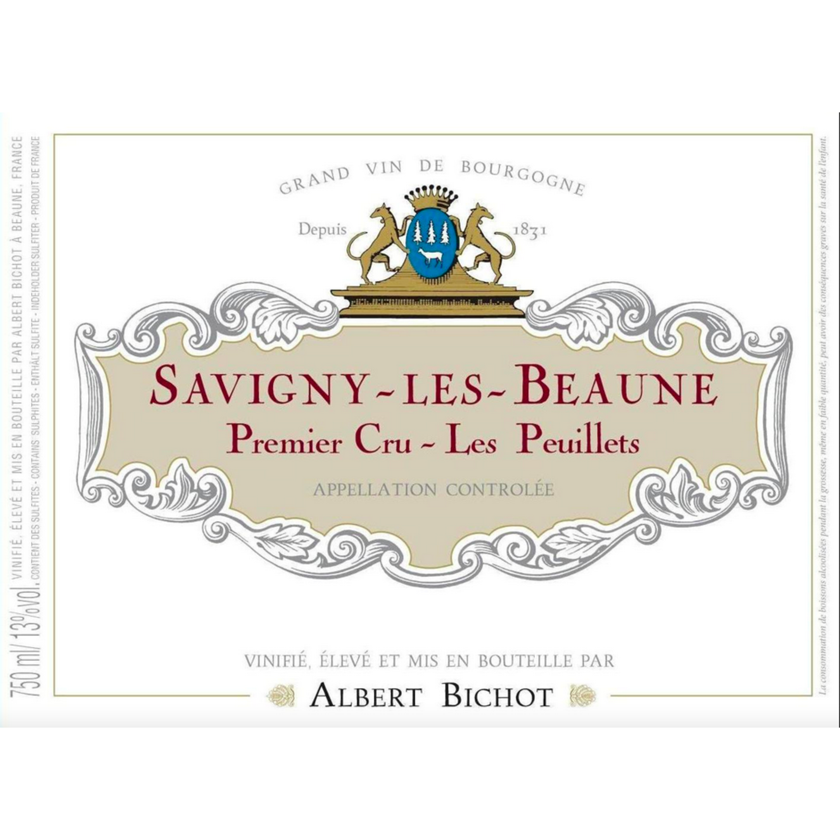 Albert Bichot Albert Bichot Savigny-Les-Beaune Premier Cru Les Peuillets Rouge 2019  Burgundy, France  92pts-WE