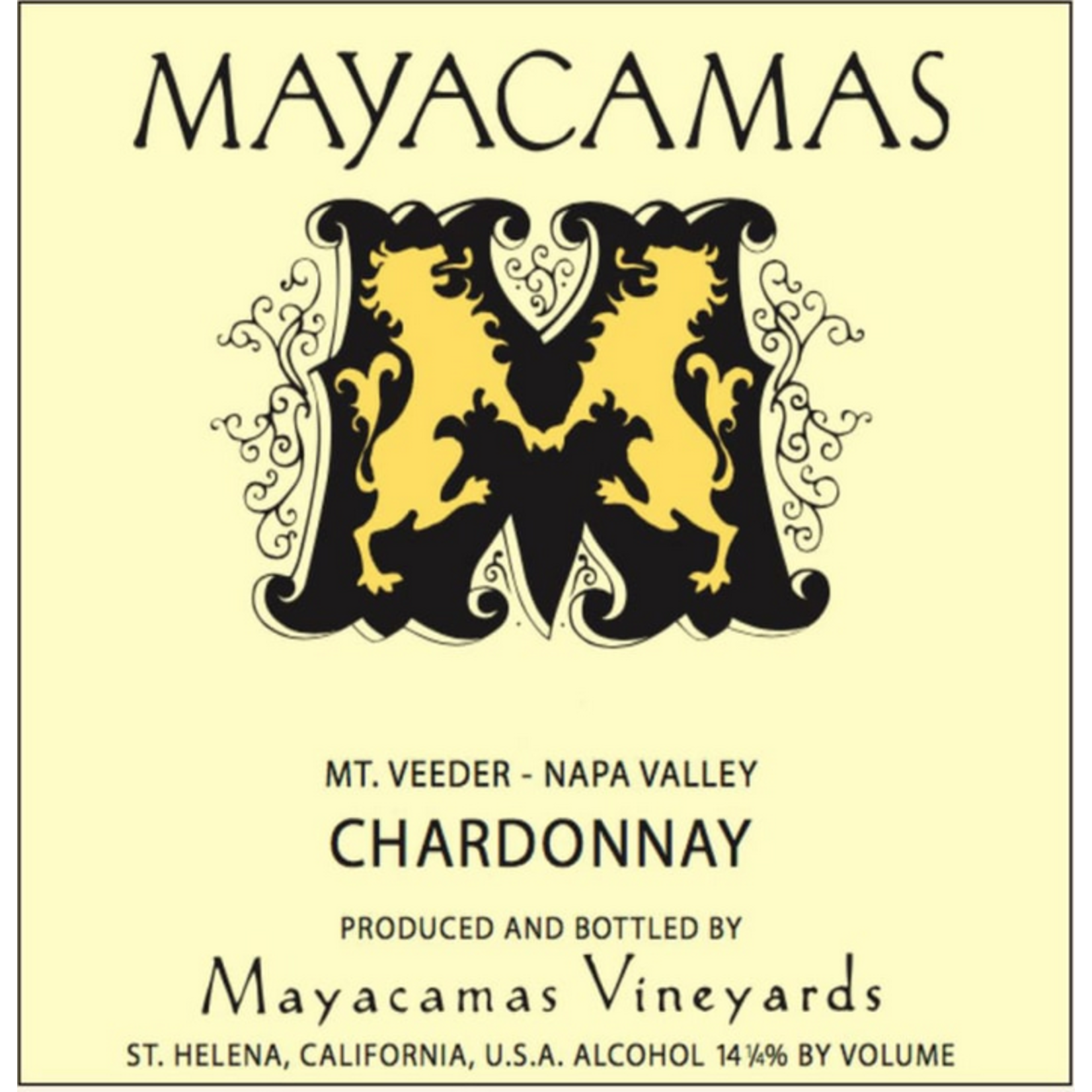 Mayacamas Vineyards Mt Veeder Chardonnay 2021  Napa, California
