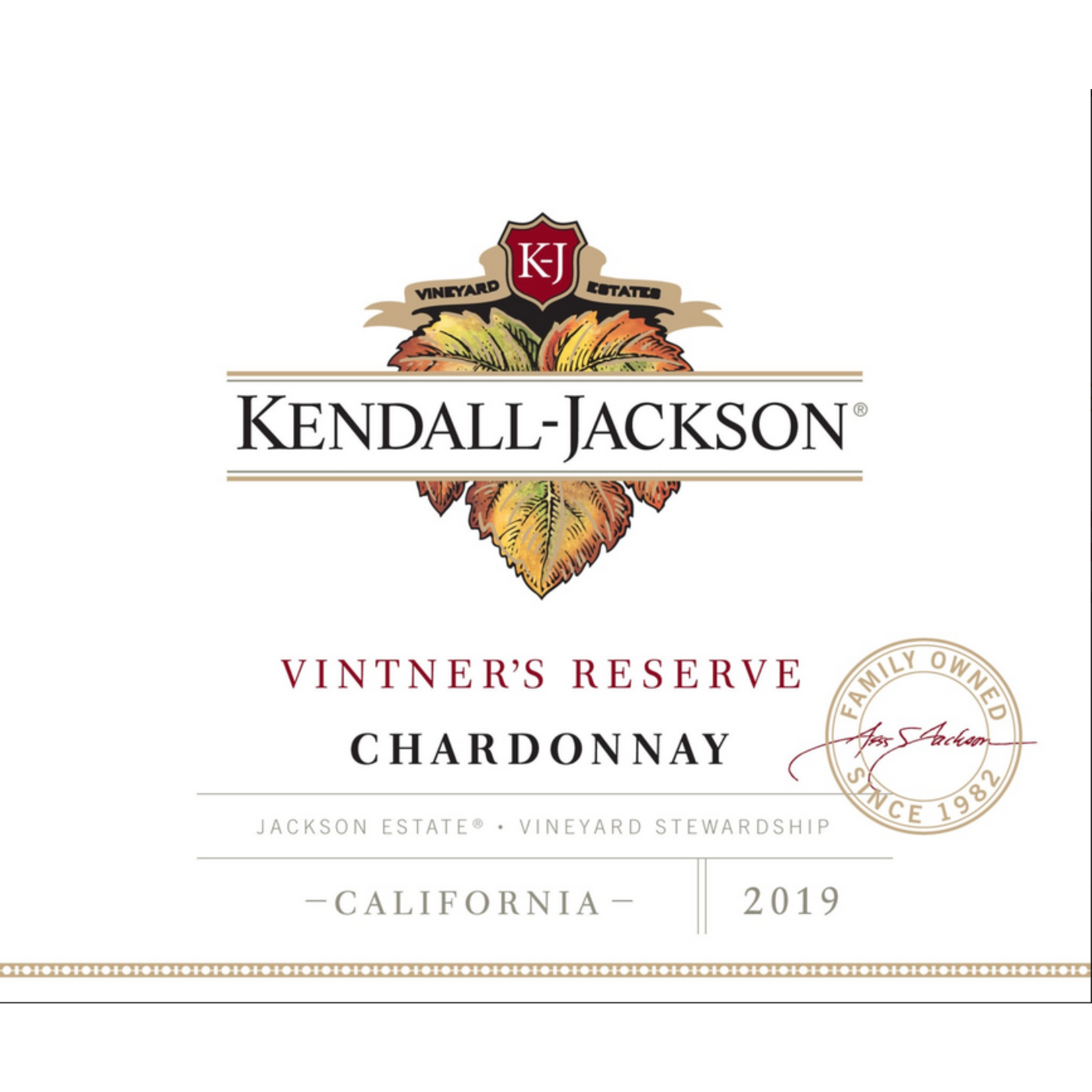 Kendall-Jackson Vintner's Reserve Chardonnay 2021 Sonoma, California