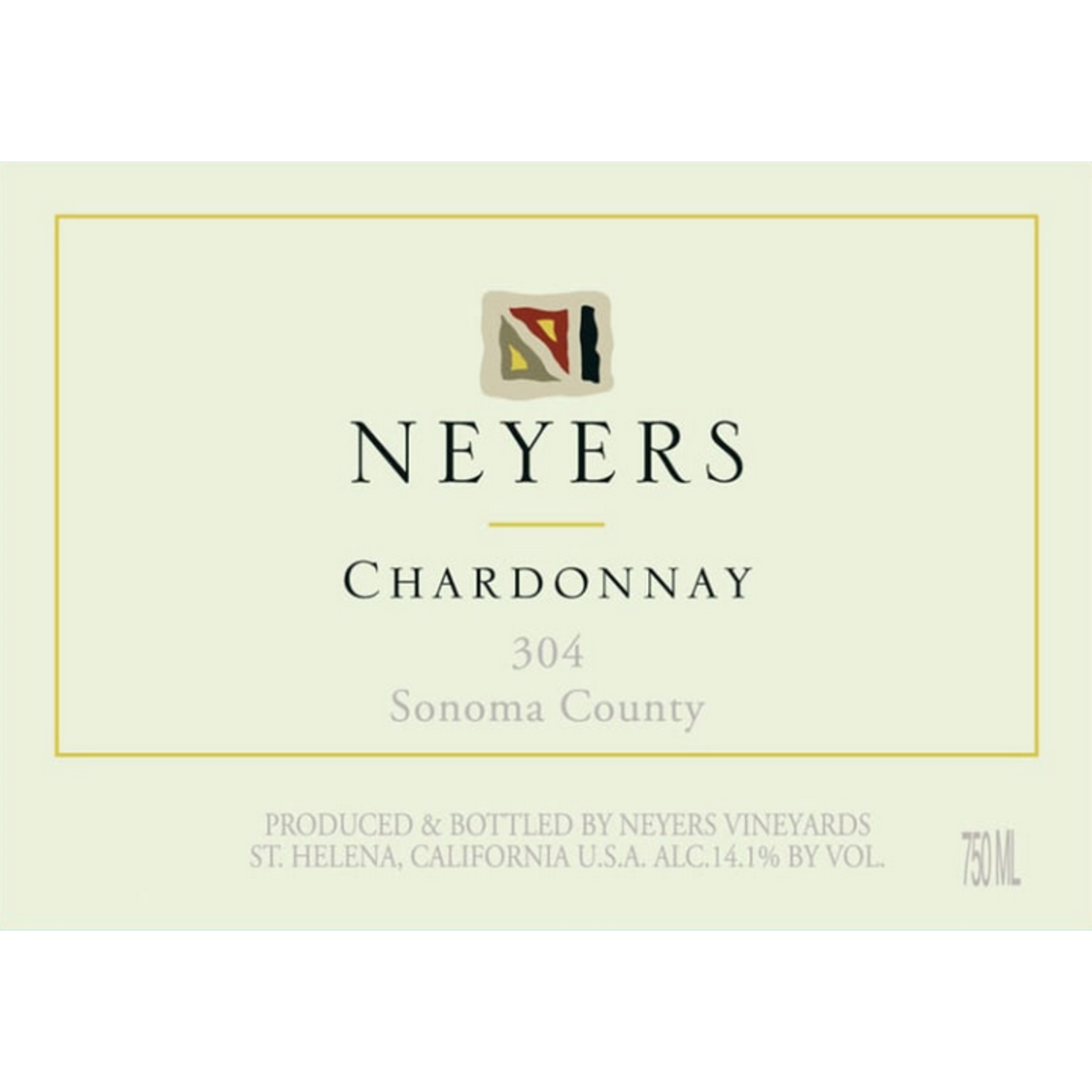 Neyers 304 Unoaked Chardonnay unoaked 2021  Sonoma, California