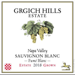 Grgich Hills Sauvignon Blanc "Fume Blanc" 2020, Napa, California - Organic