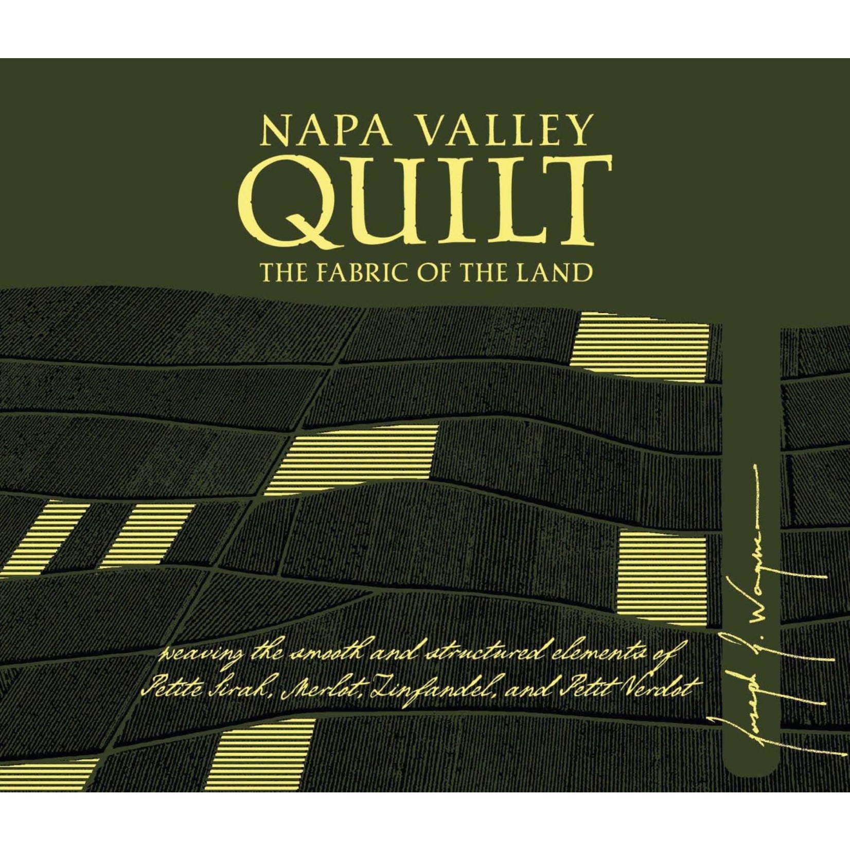 Quilt Fabric of the Land Red Blend 2021  Napa Valley, California