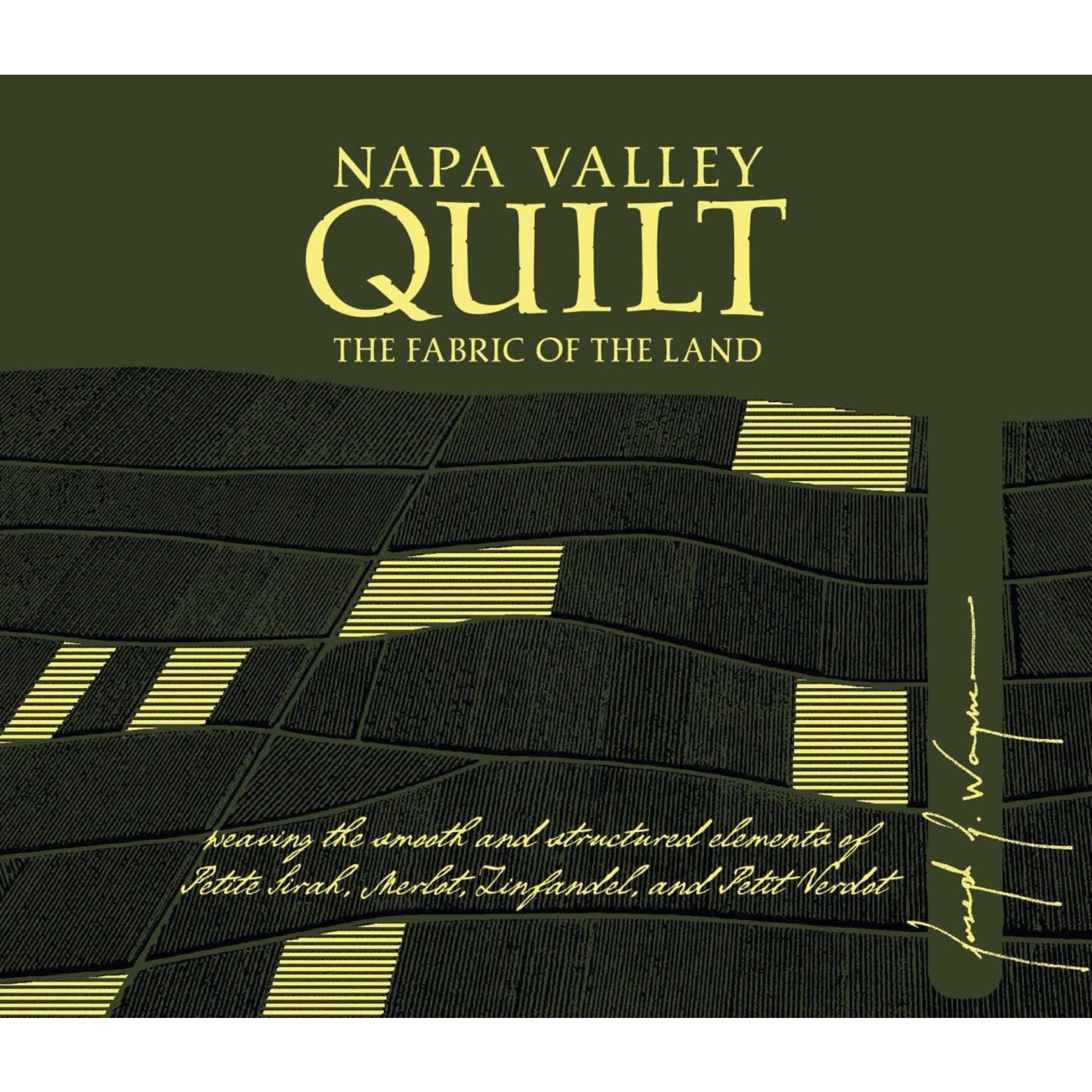 Quilt Fabric of the Land Red Blend 2022  Napa Valley, California