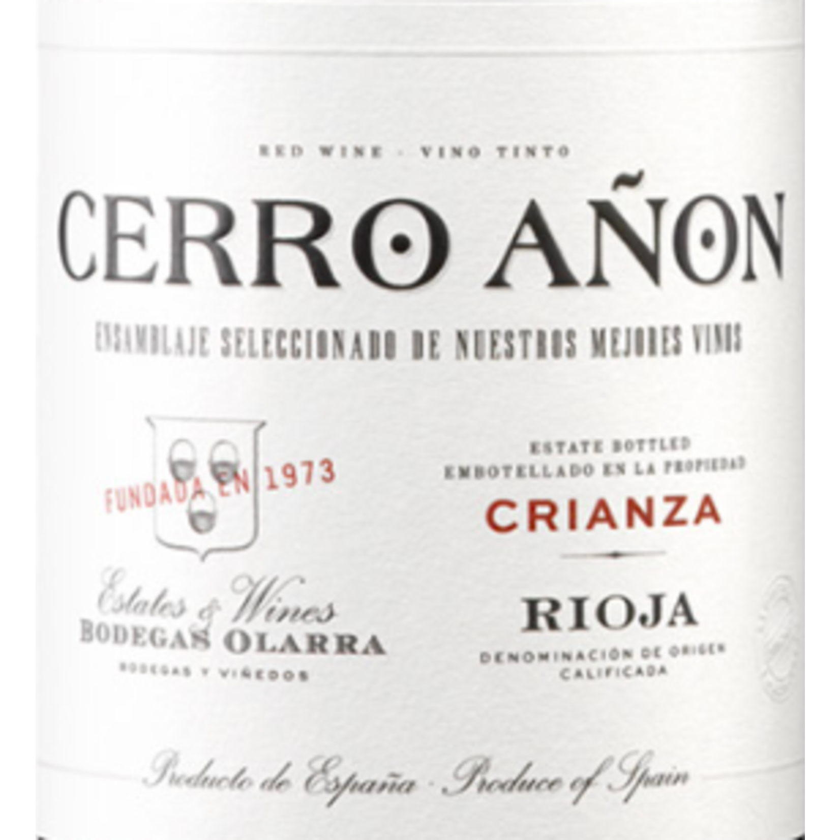 Bodegas Olarra Cerro Añon Crianza 2019  Rioja, Spain