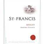 St. Francis St. Francis Merlot 2021  Sonoma, California