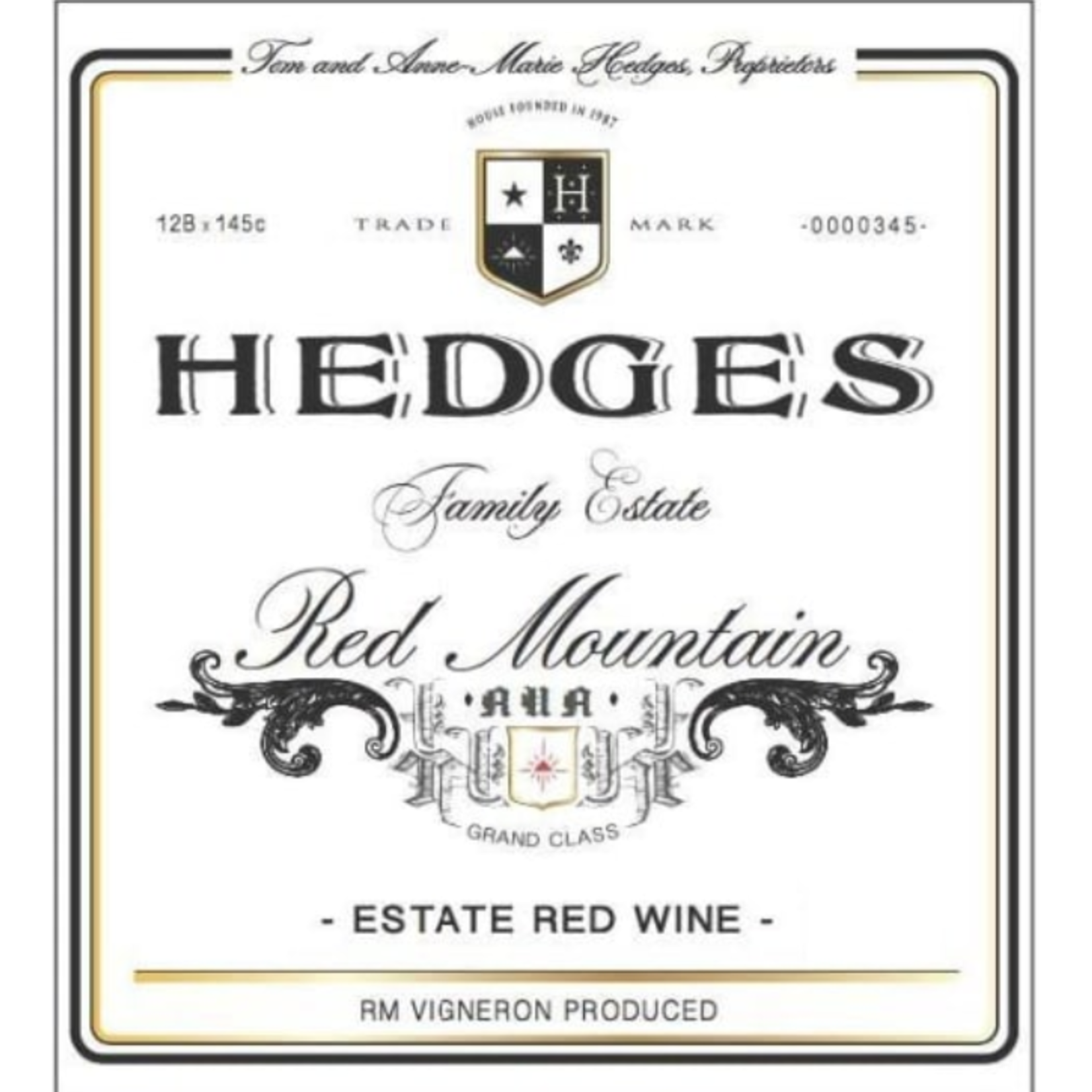 Hedges Family Estate Hedges Estate Red Blend Red Mountain 2021 Washington