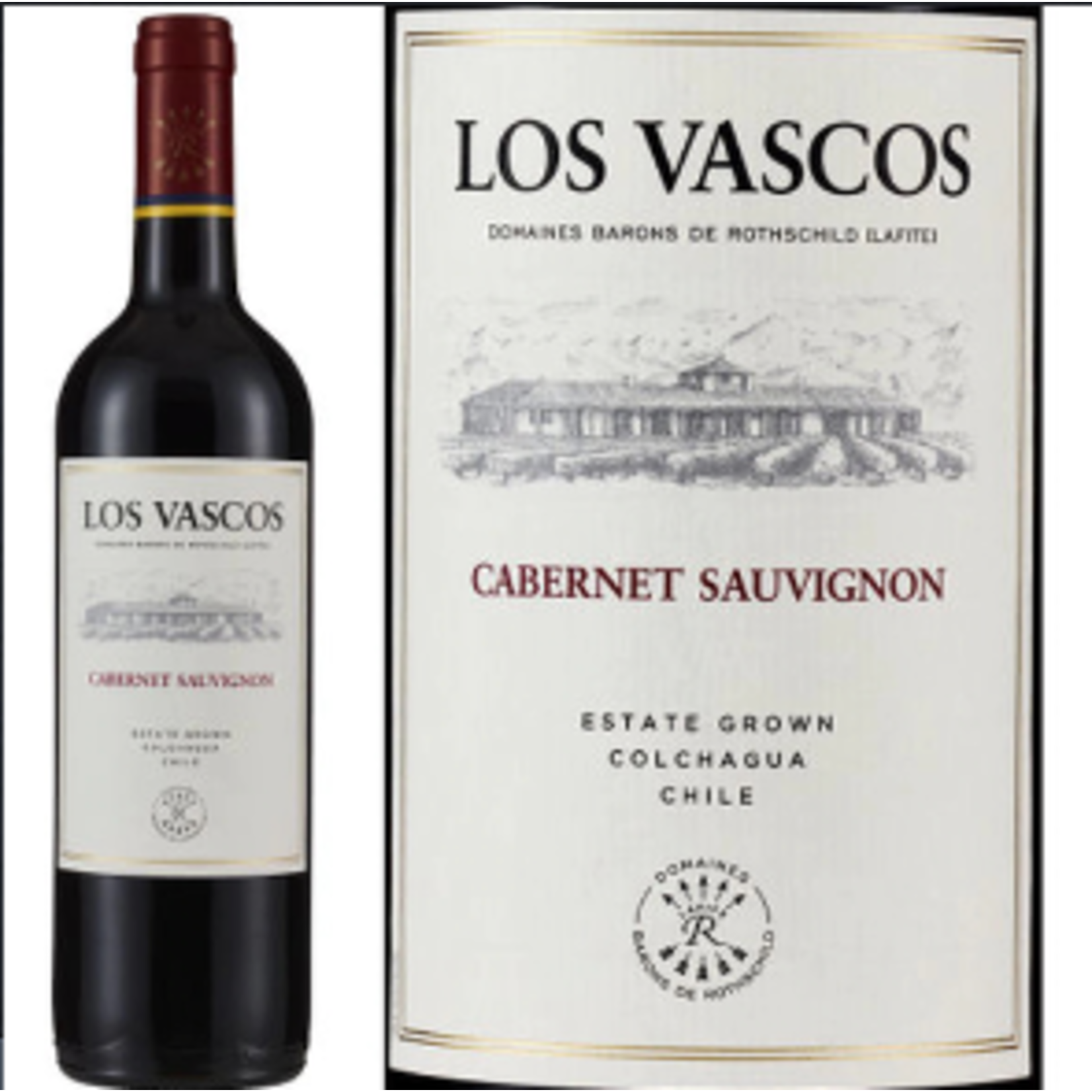 Domaines Barons de Rothschild Los Vascos Cabernet Sauvignon Colchagua Valley, Rapel Valley, Chile