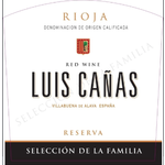Bodega Luis Cañas Luis Canas Reserva Seleccion de la Familia 2019 Rioja, Spain 91pts-JS