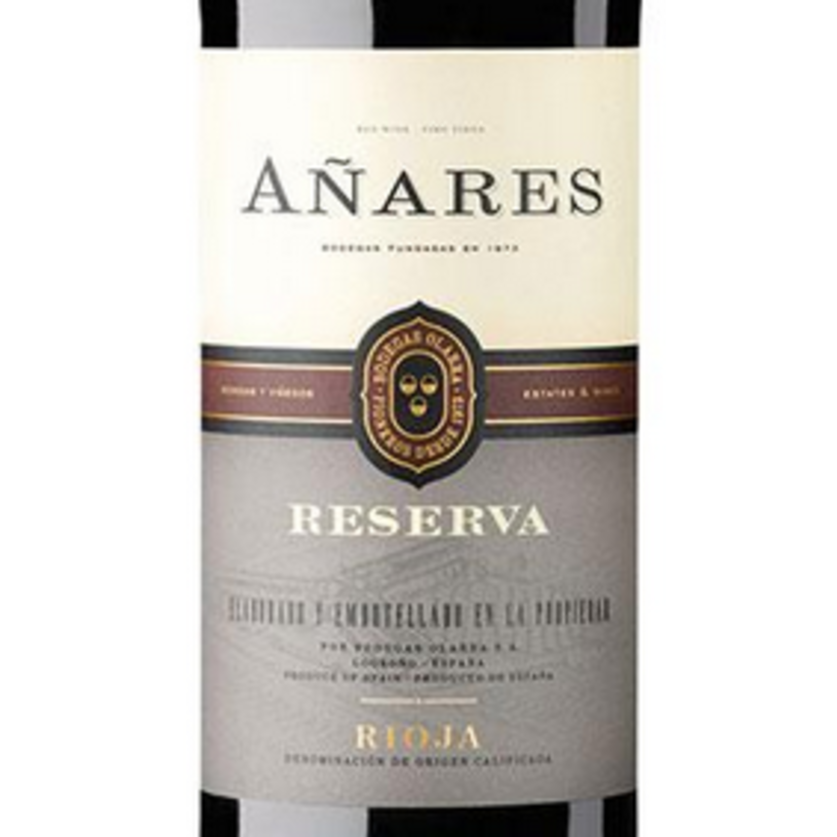 Bodegas Olarra "Anares" Reserva Rioja 2015 Rioja, Spain 90pts-WE