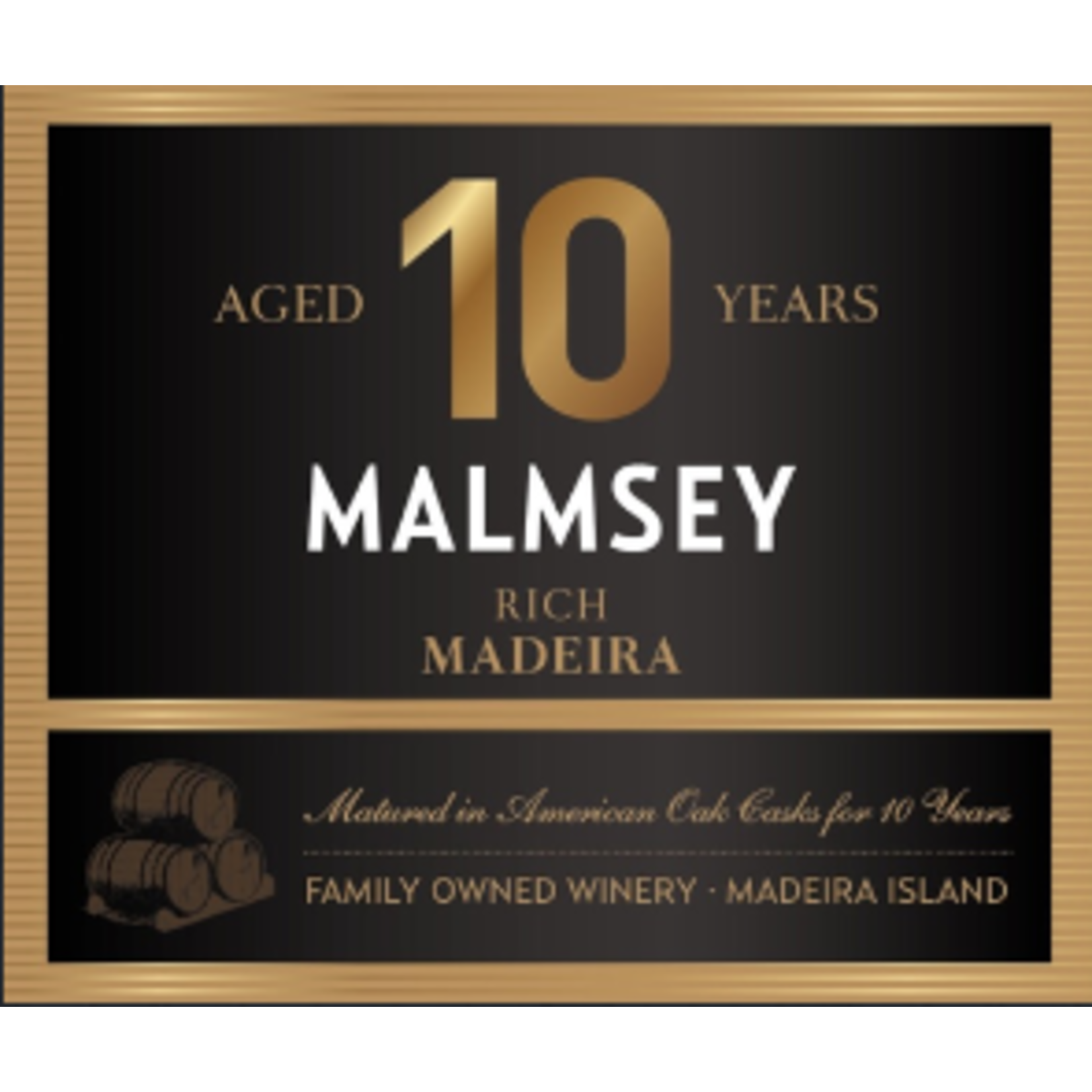 Blandy's Blandys 10 Year Madiera Rich Malmsey Madeira, Portugal 91pts- WE, 90pts-WS