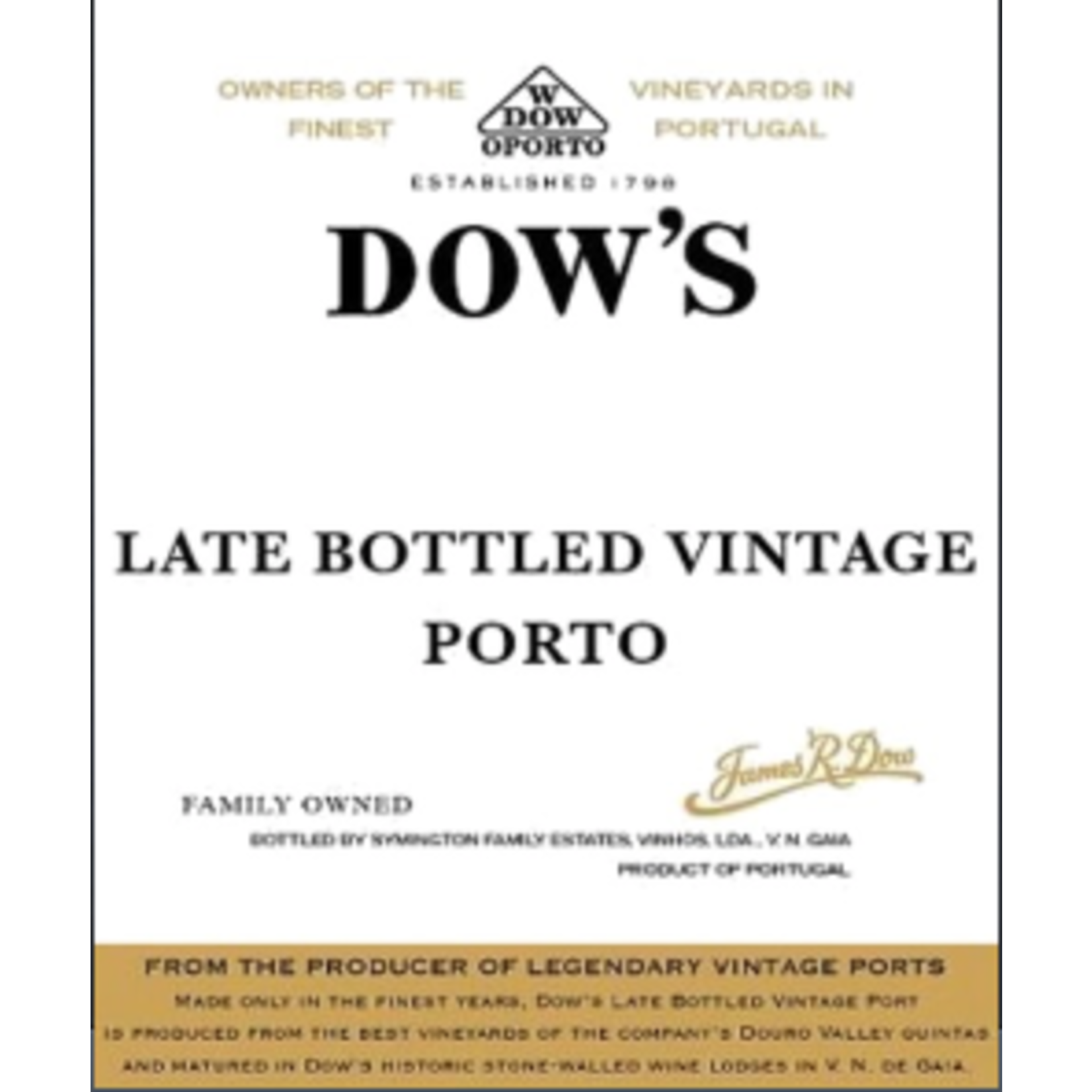 Dow's Dow's Late Bottled Vintage Port 2018 Portugal
