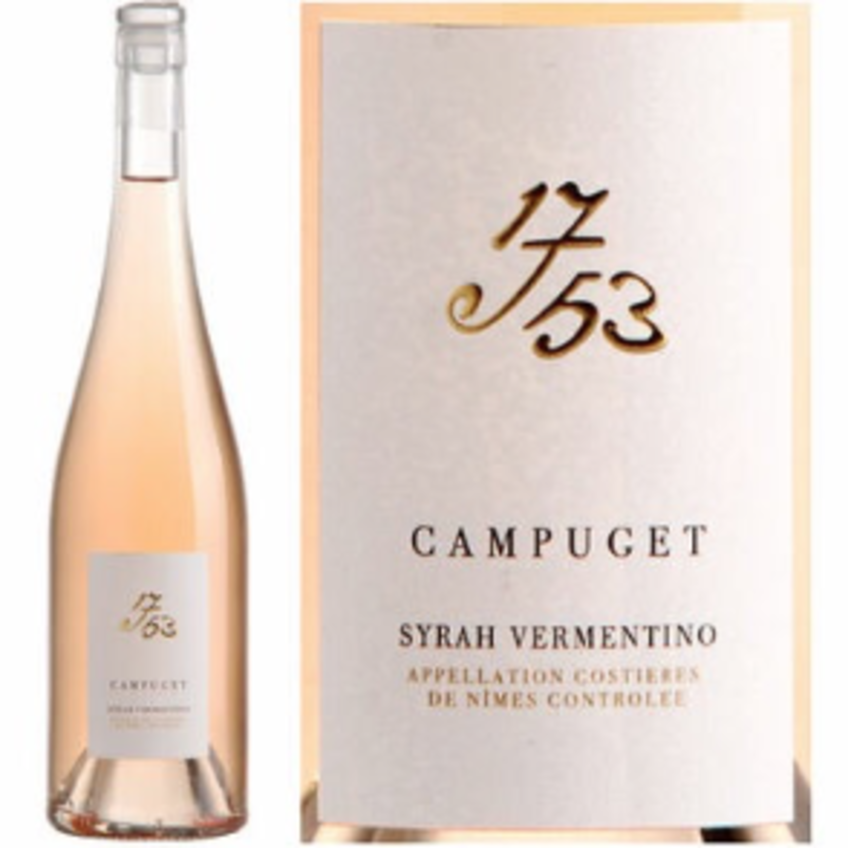Campuget Chateau de Campuget 1753 Costieres de Nimes Syrah Vermentino Rose 2024 France