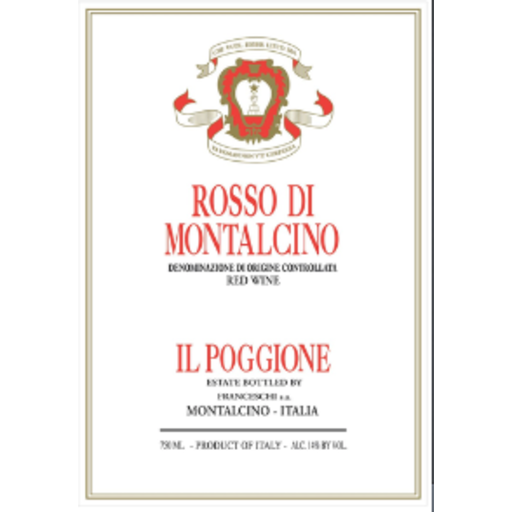Franceschi S. A. Il Poggione Rosso Di Montalcino 2021 Tuscany, Italy
