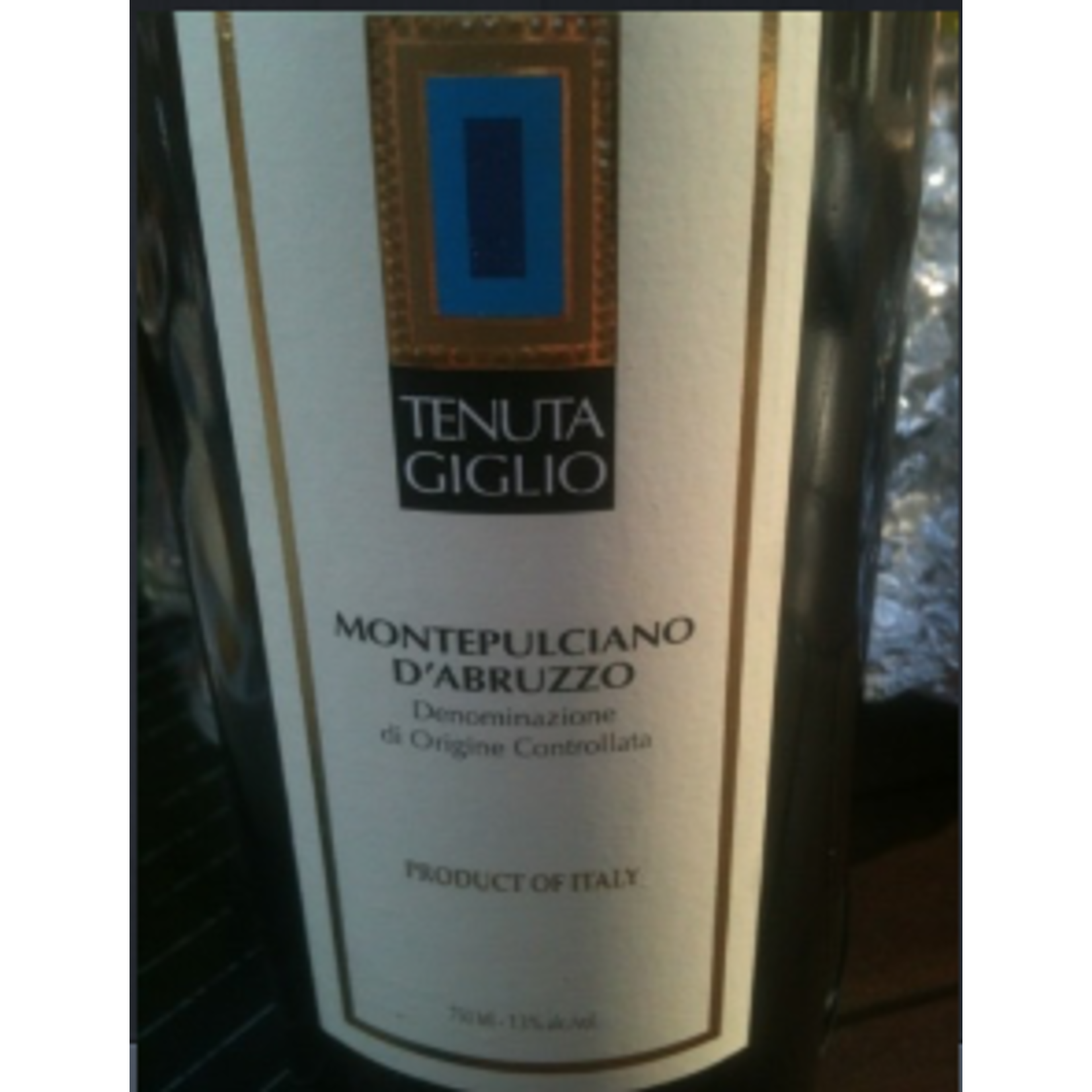 Cantina Tollo Tenuta Giglio Montepulciano d’Abruzzo 2020 Puglia, Italy