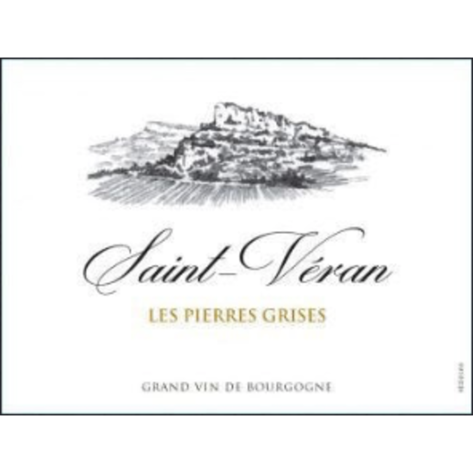 Vignerons Des Grands Vignes À Pressé Les Pierres Grises Saint-Veran 2022 Burgundy, France