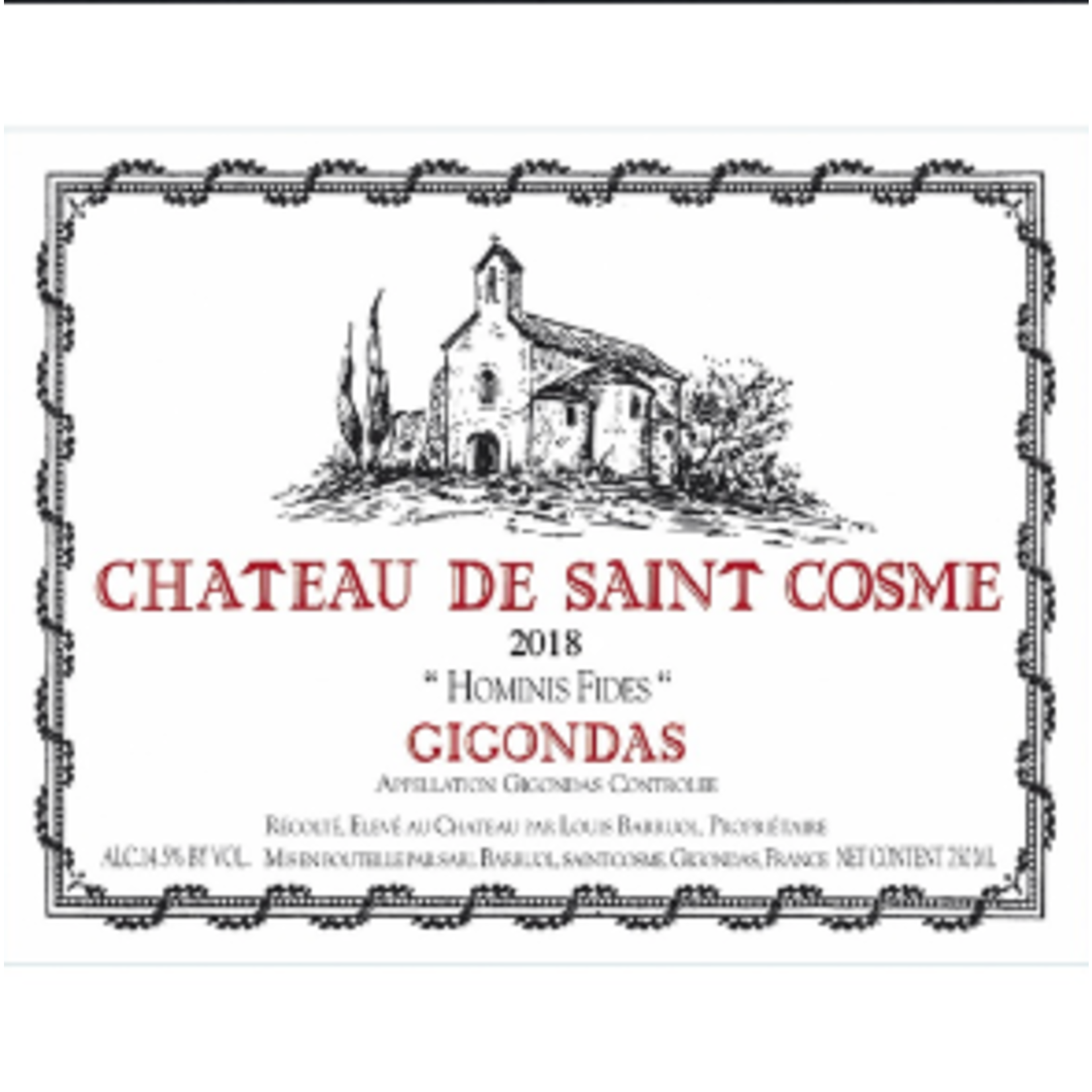 Chateau de Saint Cosme Chateau De Saint Cosme Gigondas 2023