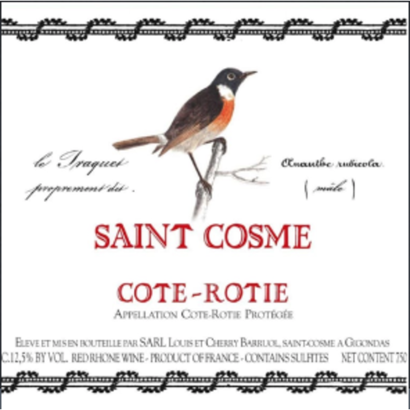 Chateau de Saint Cosme Chateau de Saint Cosme Cote-Rotie 2021 Rhone, France