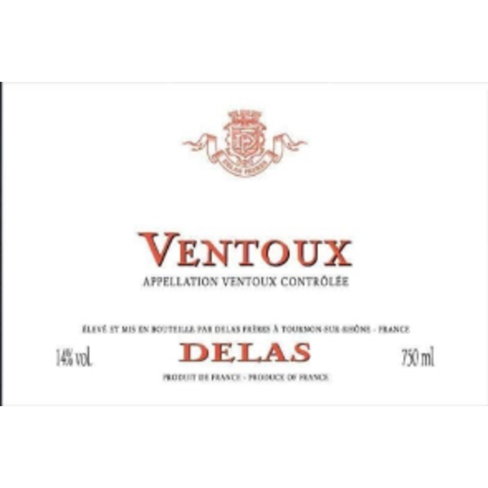 Delas Frères Delas Freres Cotes du Ventoux 2019 Rhone, France