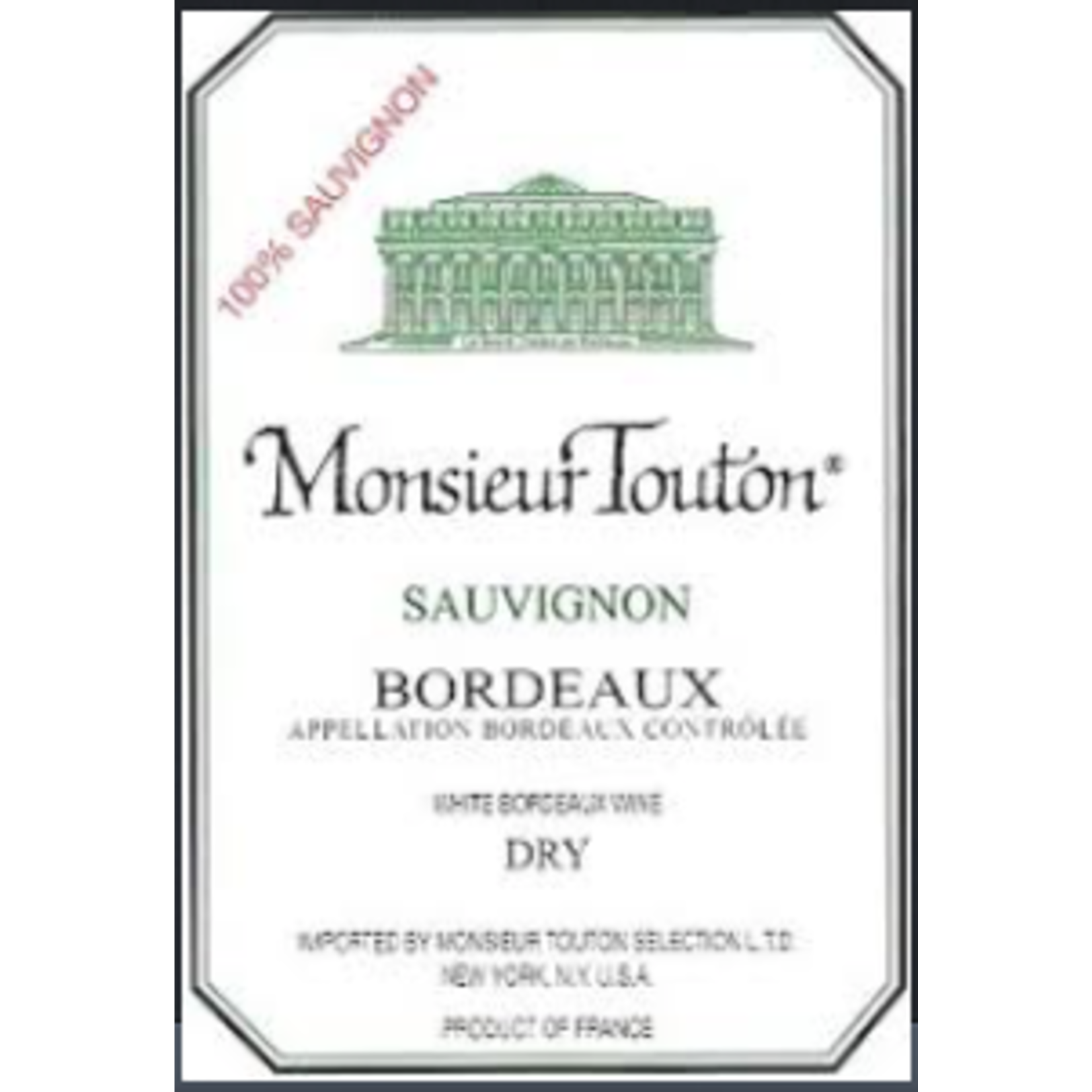 Monsieur Touton Monsieur Touton Sauvignon Blanc 2022 Bordeaux, France