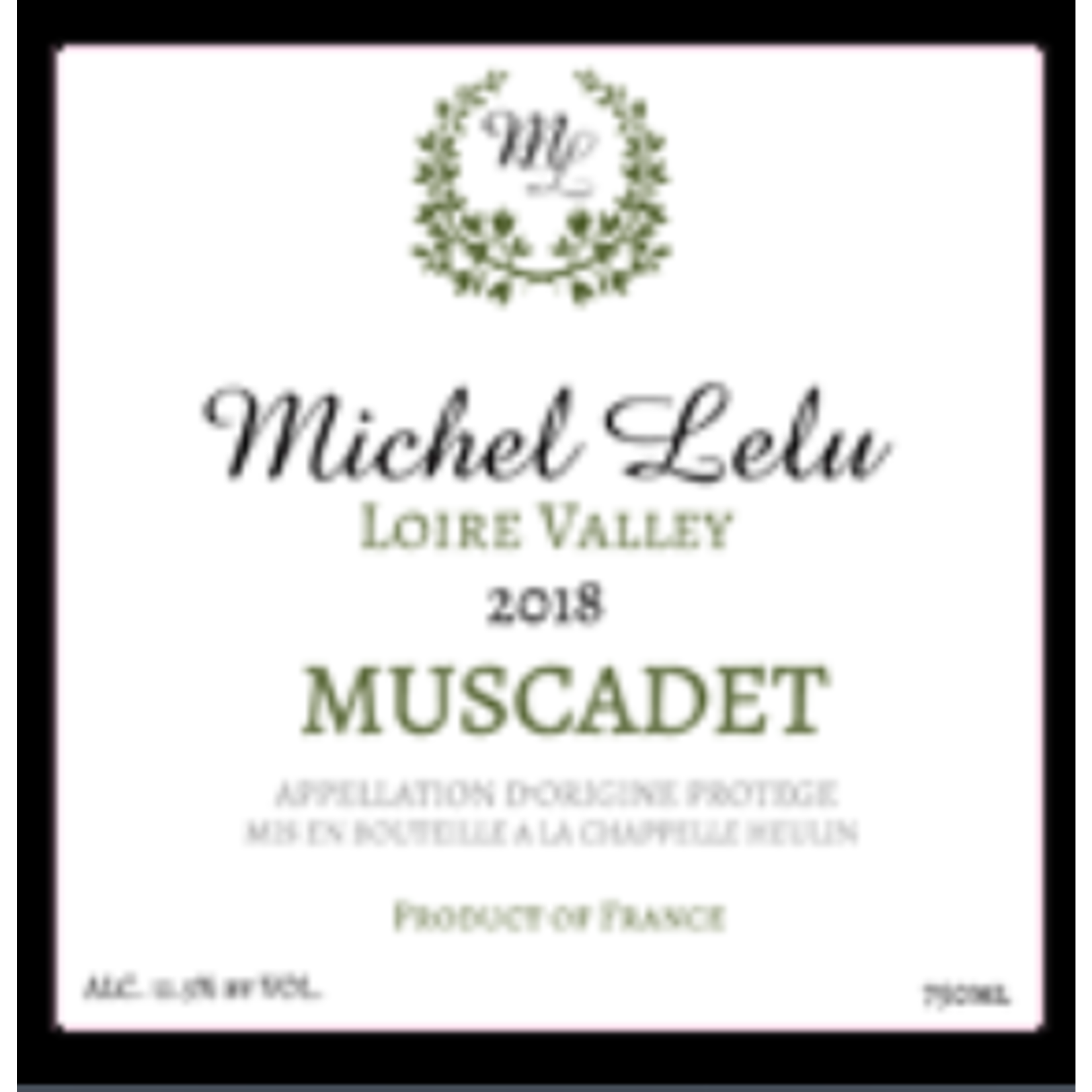 Michele Lelu Michel Lelu Muscadet 2018 Loire Valley, France