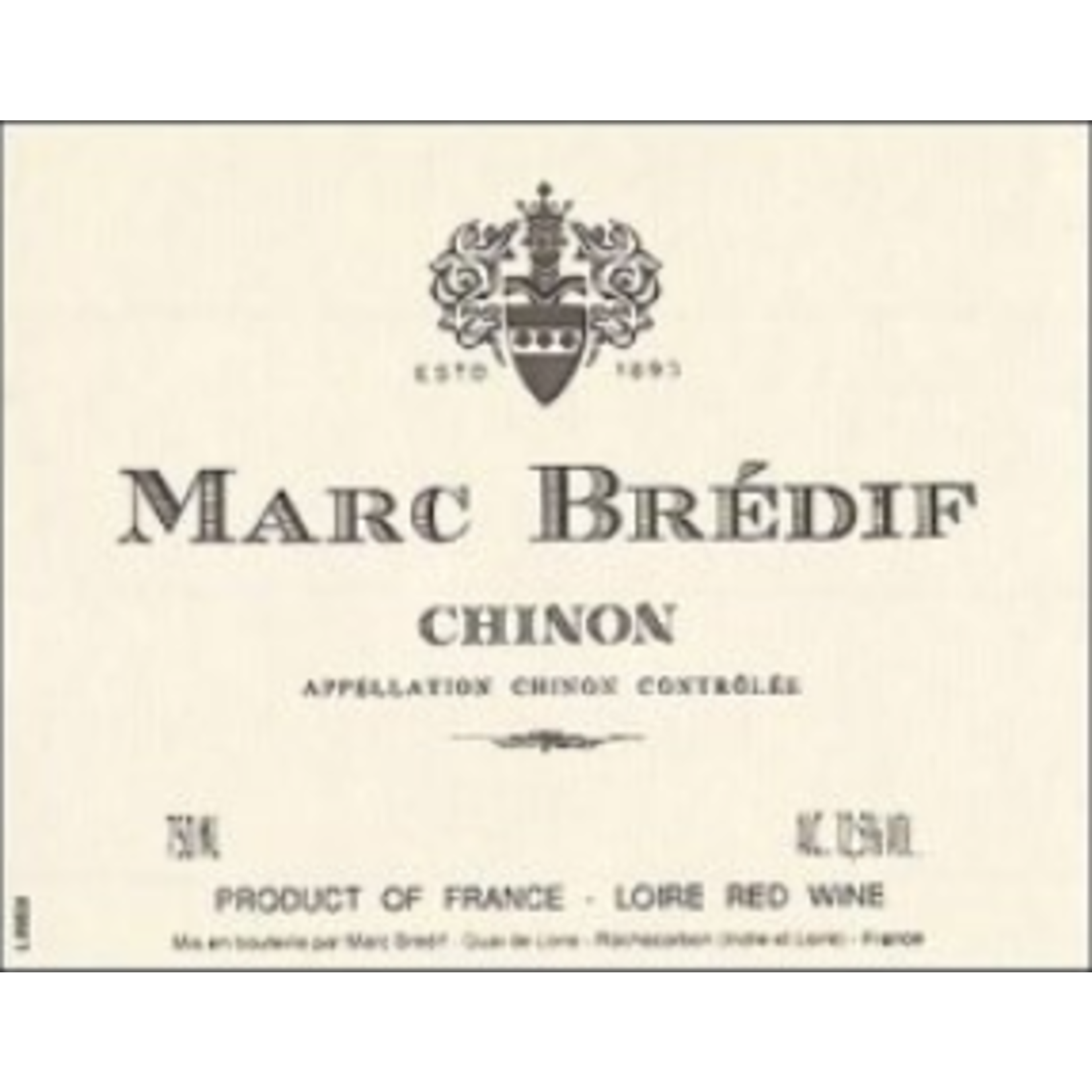 Marc Brédif Marc Bredif Chinon Red 2023