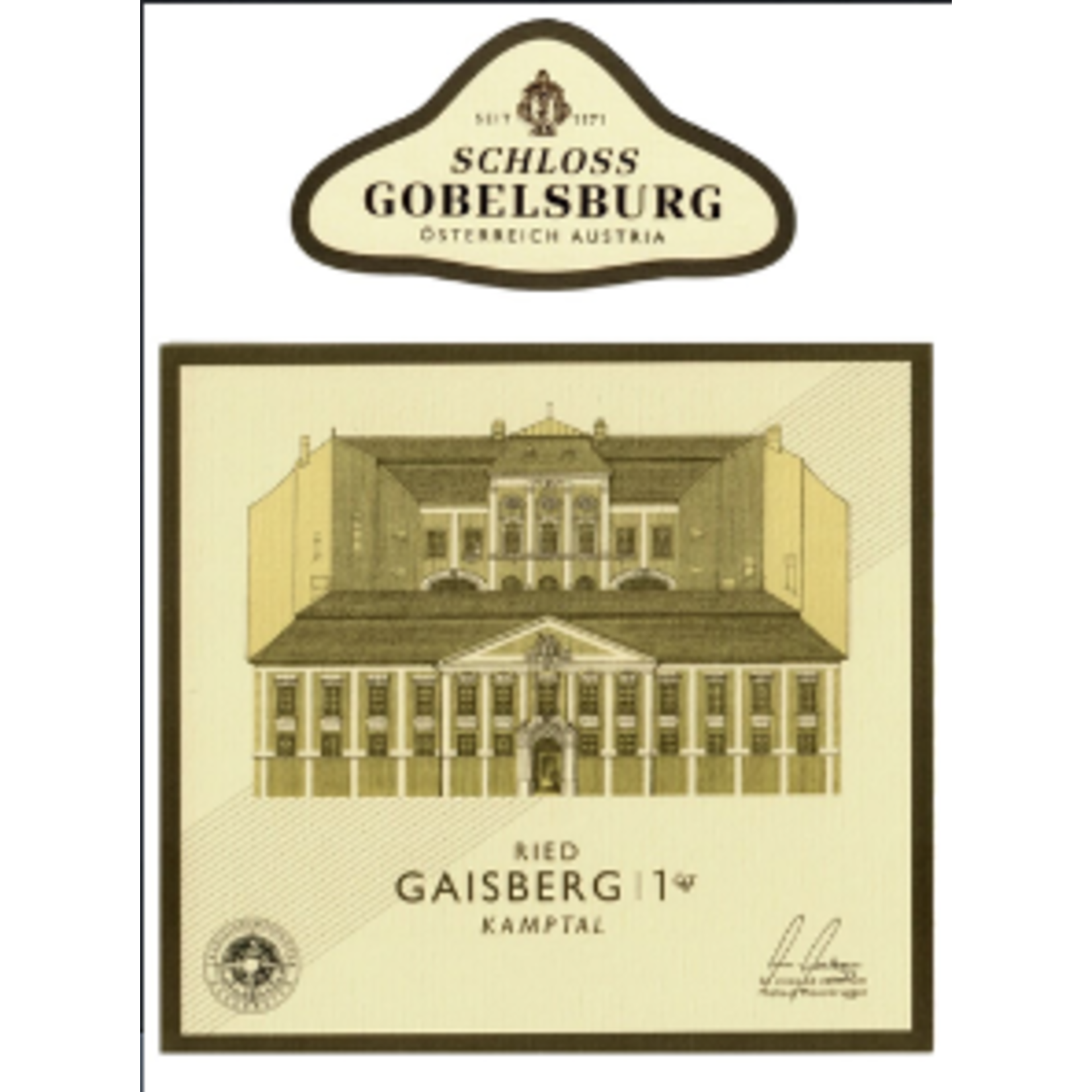 Schloss Gobelsburg Schloss Gobelsburg Grüner Veltliner Ried Lamm Erste Lage ÖTW 2018 Kamptal, Austria