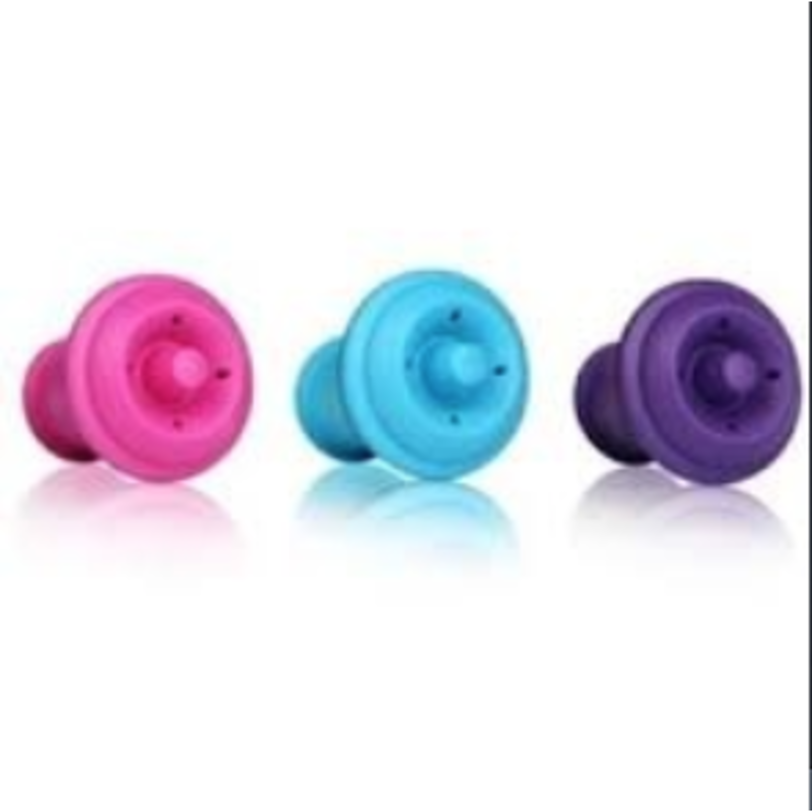 Vacu Vin VacuVin 3 Color Stoppers