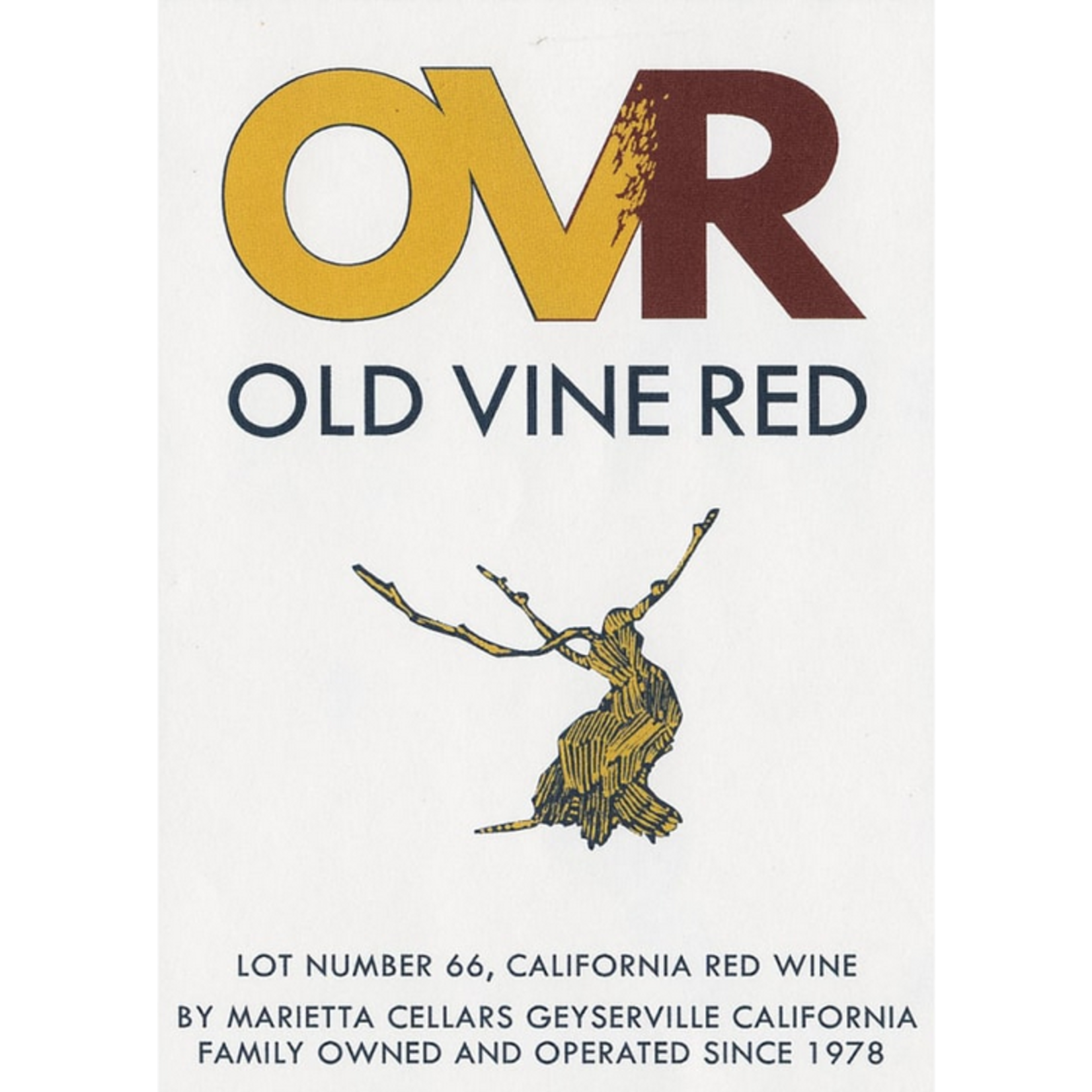 Marietta Cellars Marietta Old Vine Red 66 Red Zinfandel Blend  California